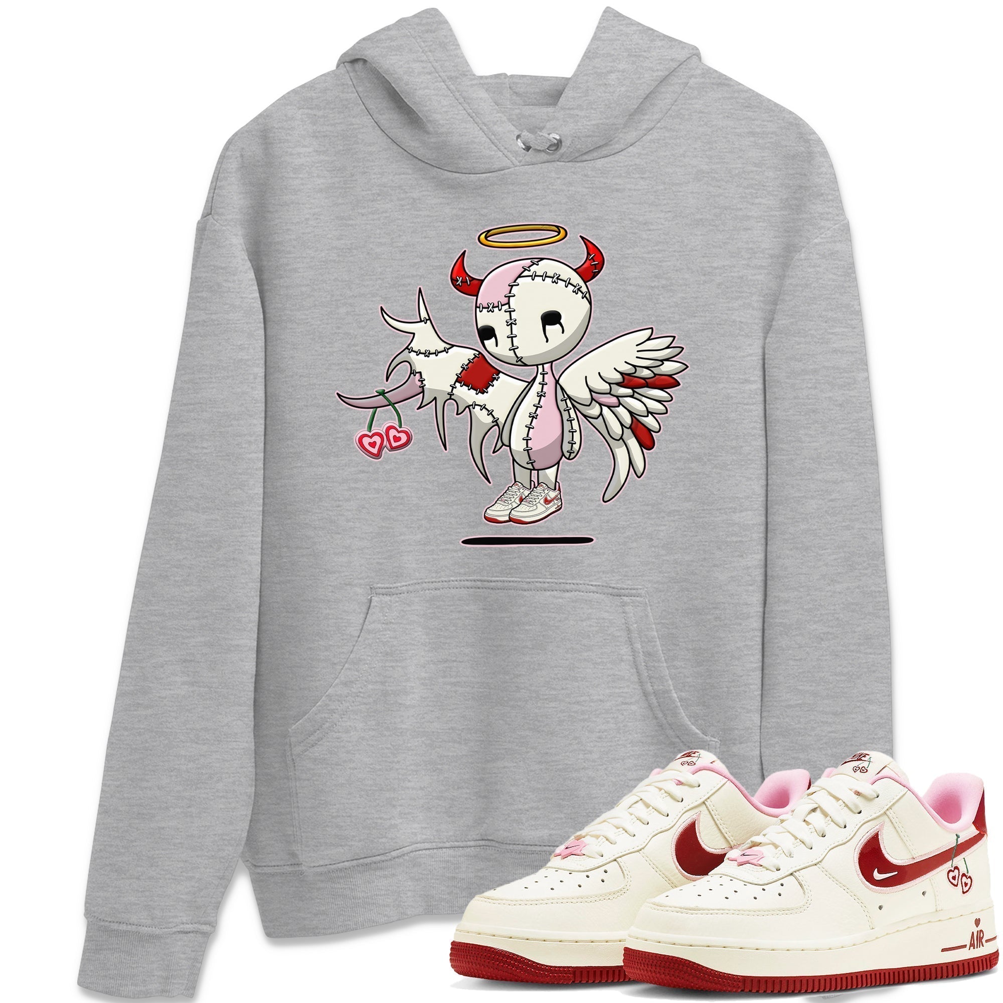 Devil Angel Unisex Tops - Air Force 1 Valentines Day