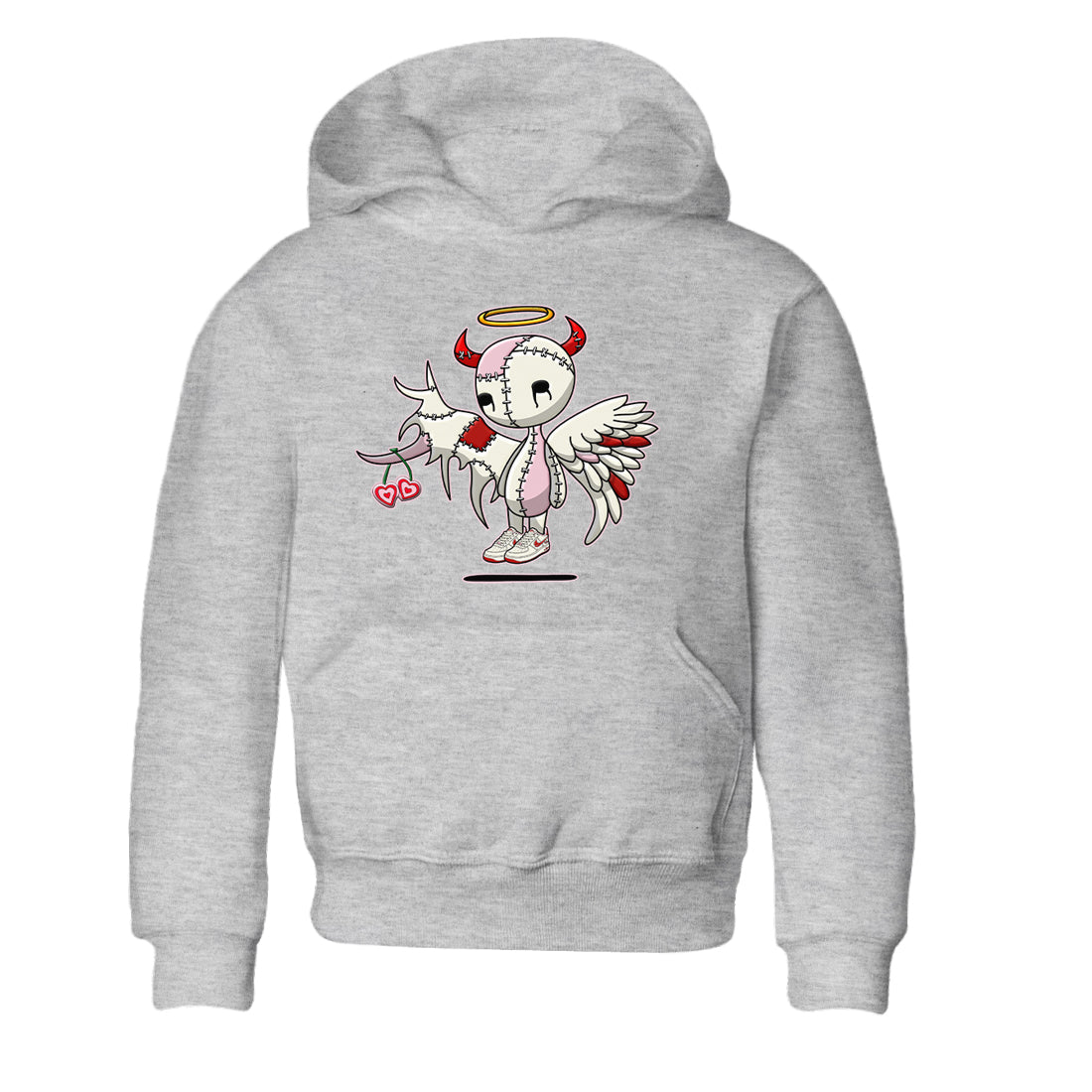 Devil Angel Kids Tops - Air Force 1 Valentines Day
