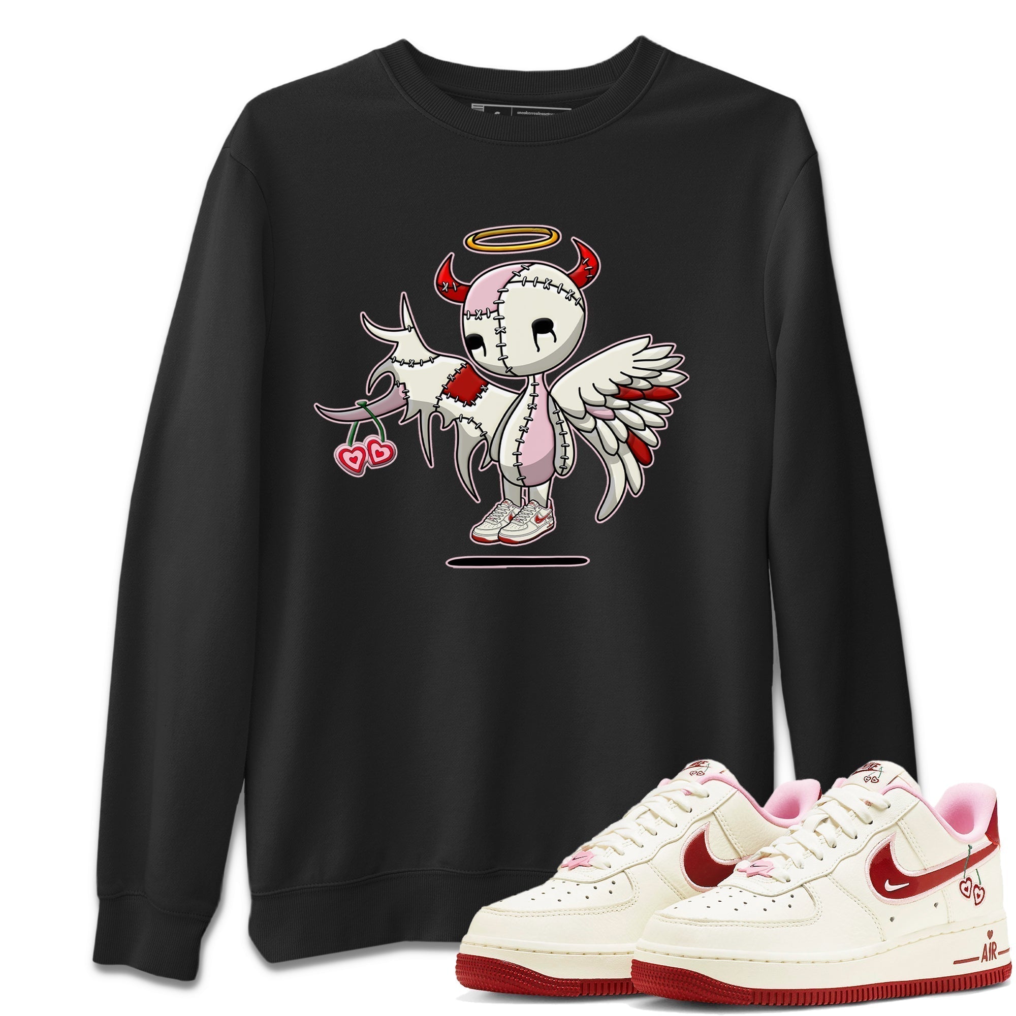 Devil Angel Unisex Tops - Air Force 1 Valentines Day
