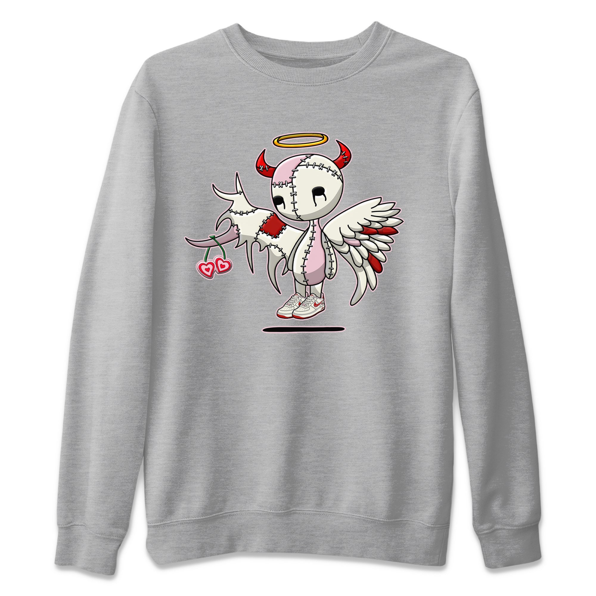 Devil Angel Unisex Tops - Air Force 1 Valentines Day