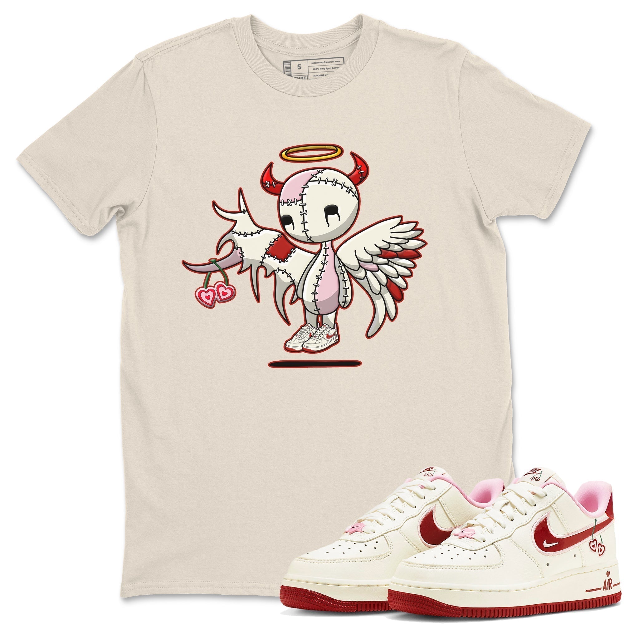 Devil Angel Unisex Tops - Air Force 1 Valentines Day