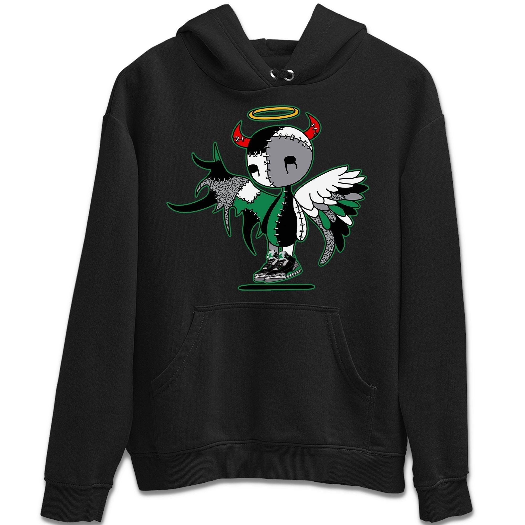 Devil Angel Unisex Tops - Air Jordan 3 Pine Green