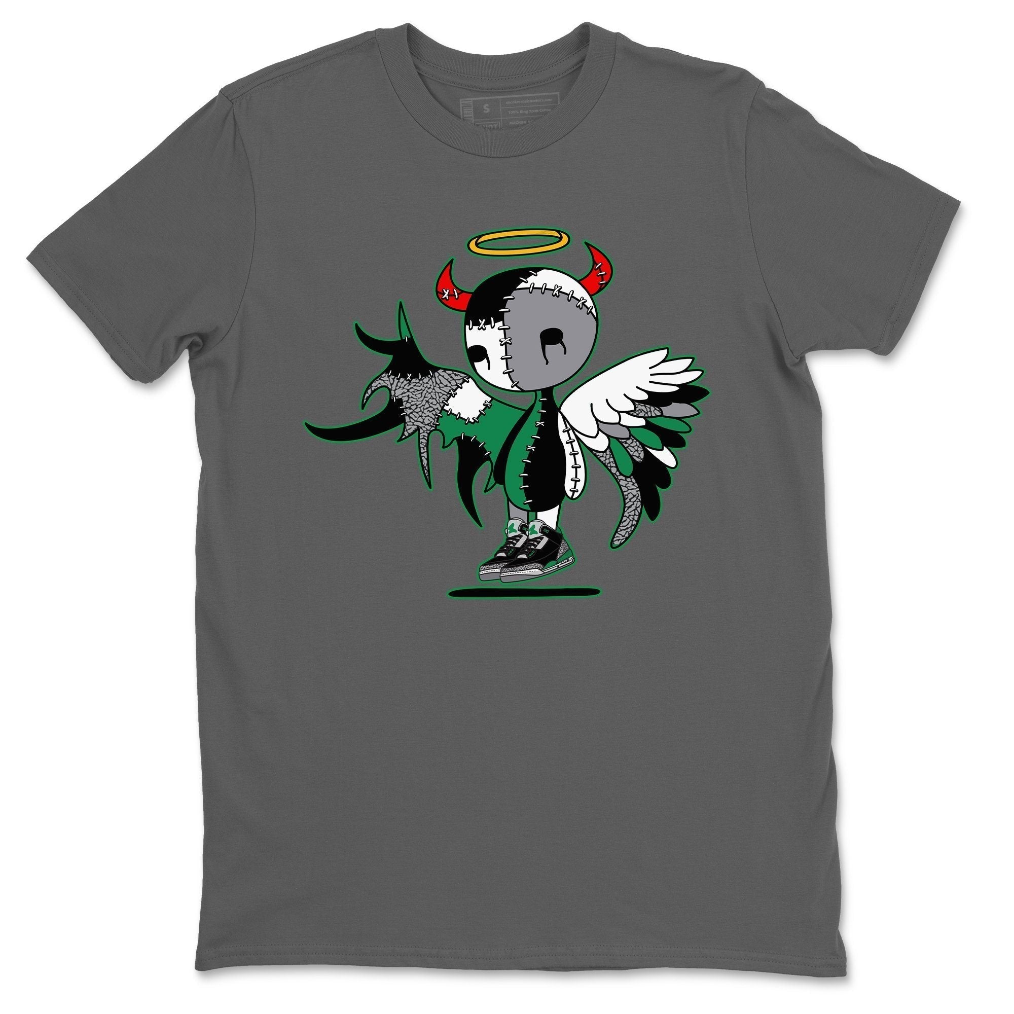 Devil Angel Unisex Tops - Air Jordan 3 Pine Green