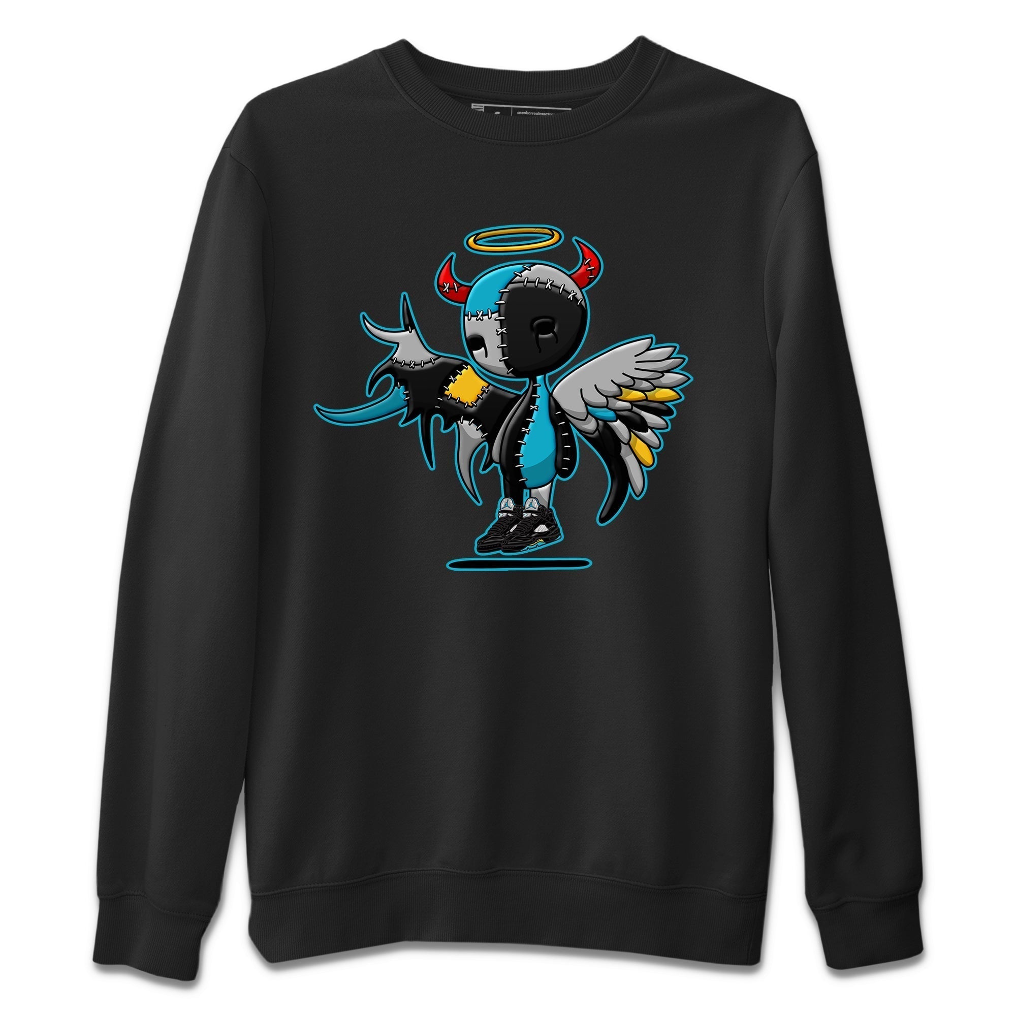 Devil Angel Unisex Tops - Air Jordan 5 Aqua