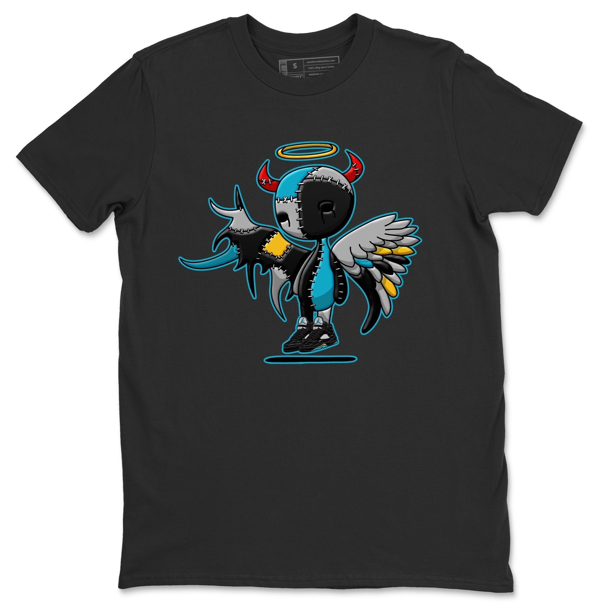 Devil Angel Unisex Tops - Air Jordan 5 Aqua