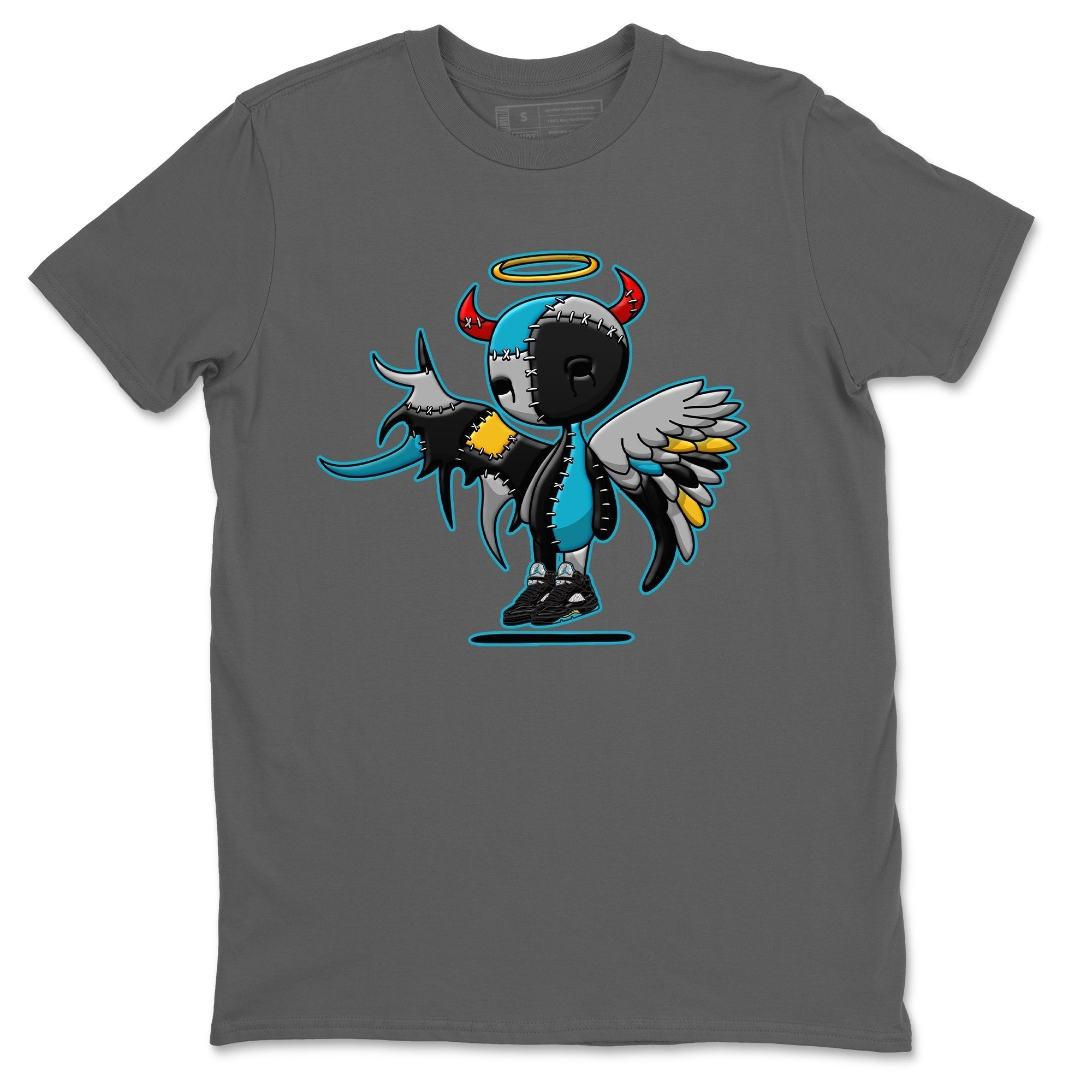 Devil Angel Unisex Tops - Air Jordan 5 Aqua