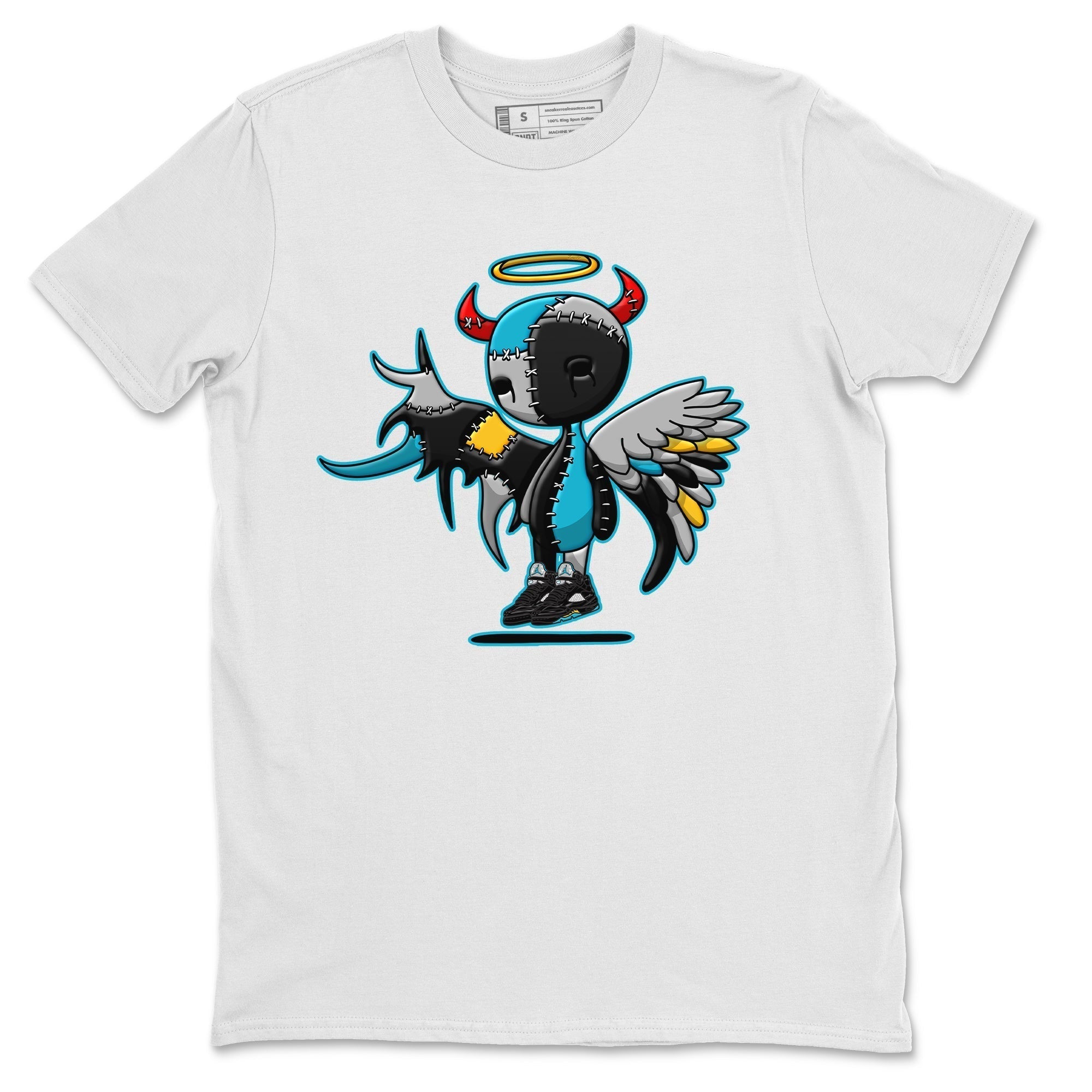 Devil Angel Unisex Tops - Air Jordan 5 Aqua