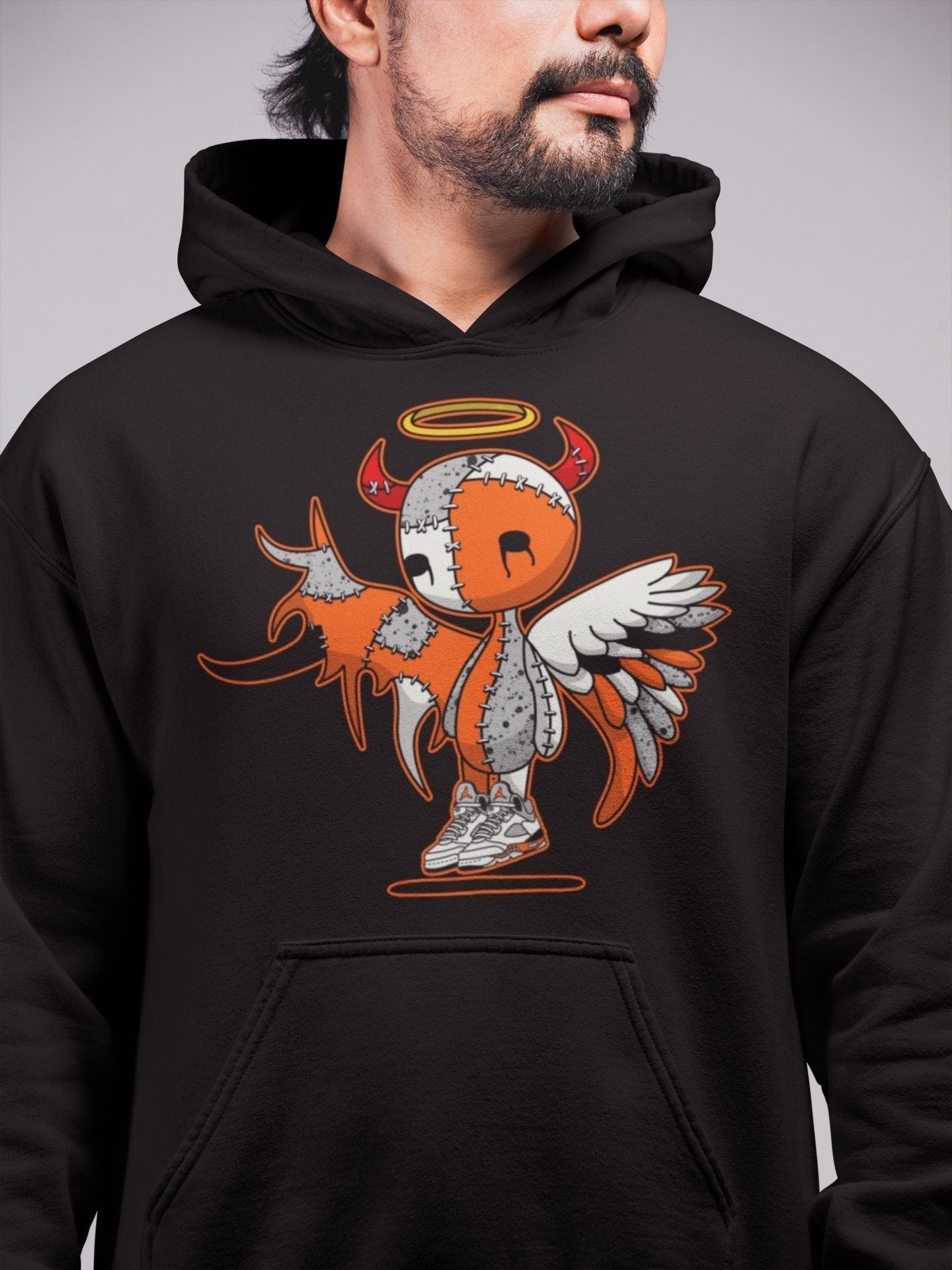 Devil Angel Unisex Tops - Air Jordan 5 Shattered Backboard
