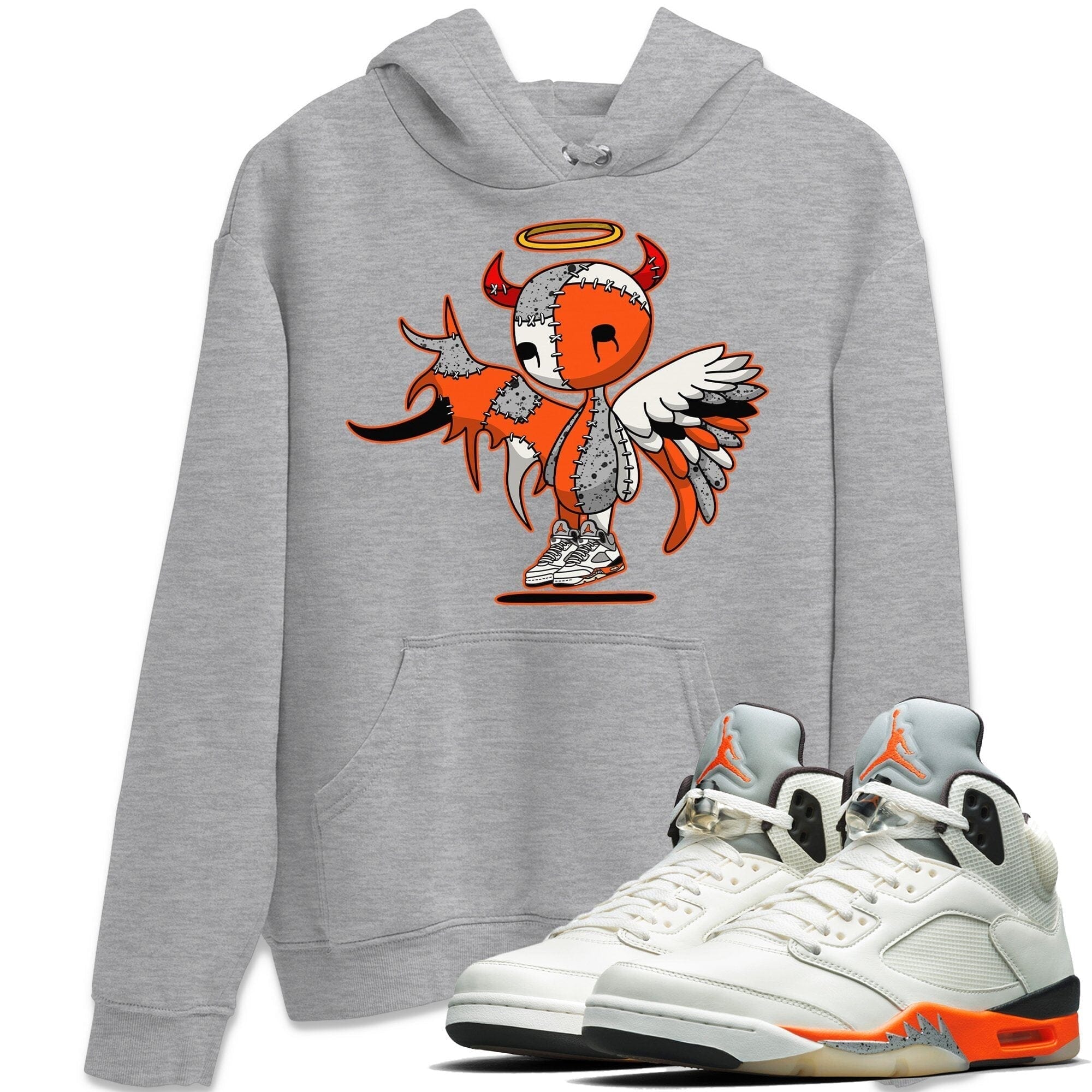Devil Angel Unisex Tops - Air Jordan 5 Shattered Backboard