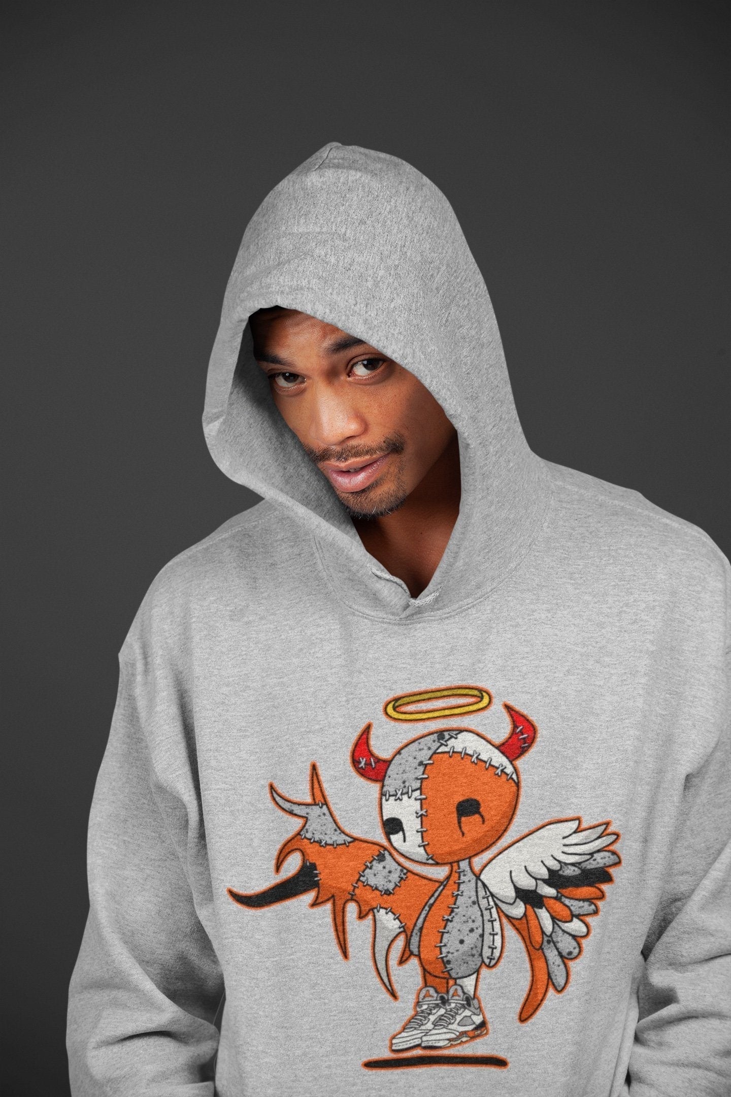 Devil Angel Unisex Tops - Air Jordan 5 Shattered Backboard