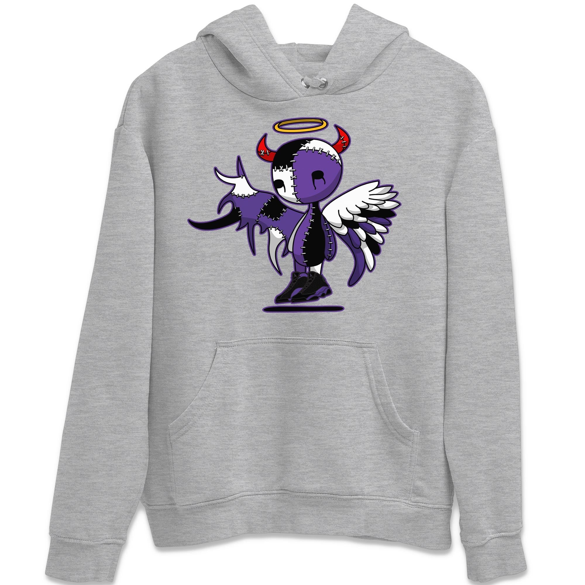 Devil Angel Unisex Tops - Air Jordan 13 Court Purple