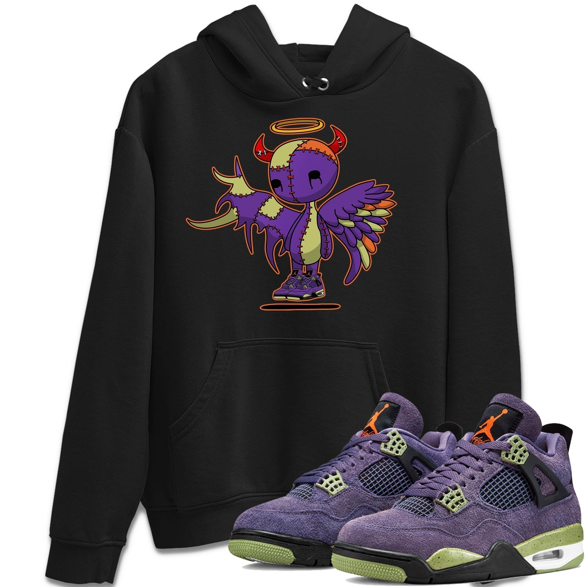 Devil Angel Unisex Tops - Air Jordan 4 Canyon Purple