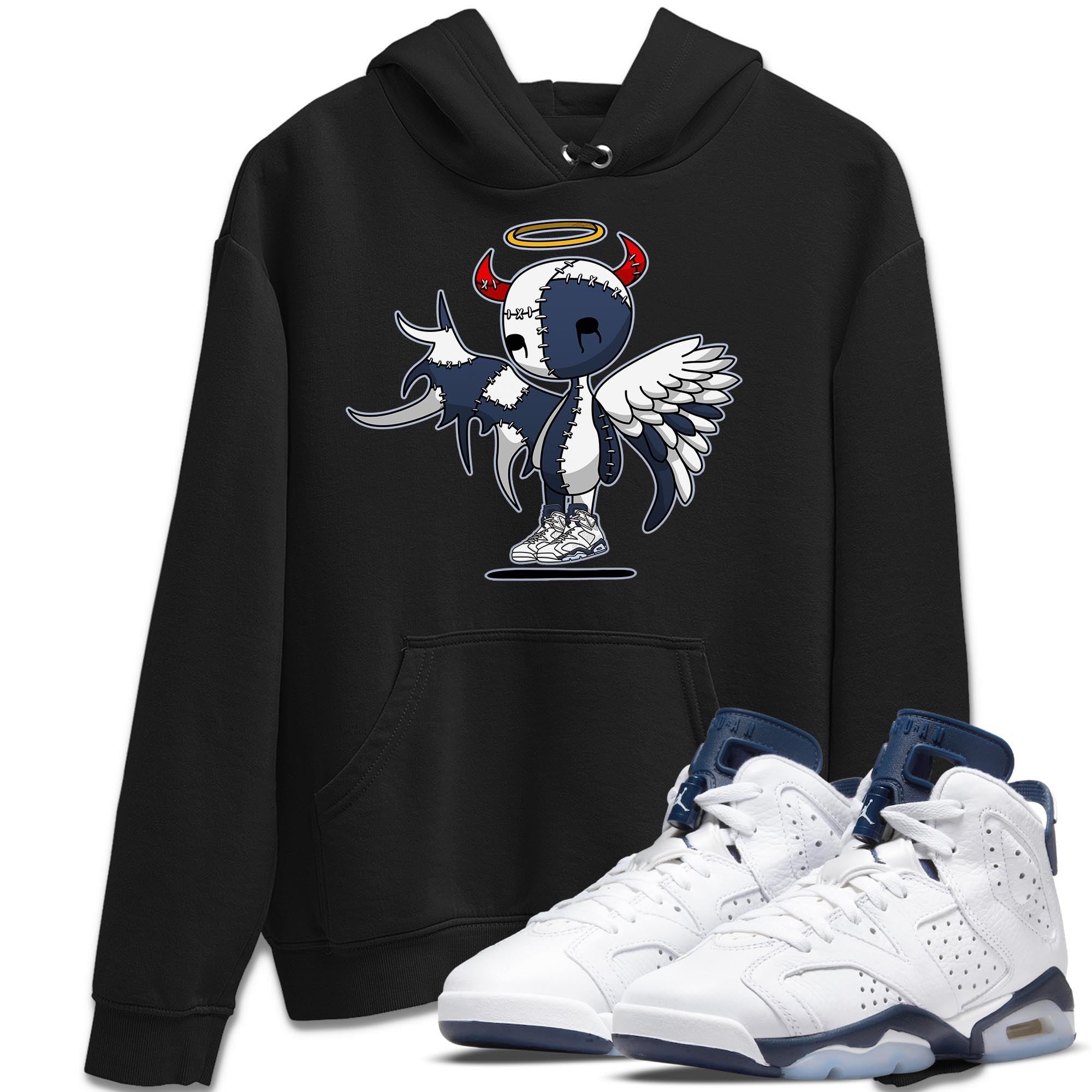 Devil Angel Unisex Tops - Air Jordan 6 Midnight Navy