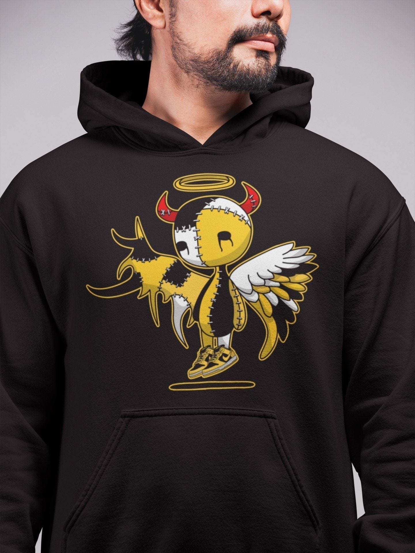 Devil Angel Unisex Tops - Dunk Championship Goldenrod