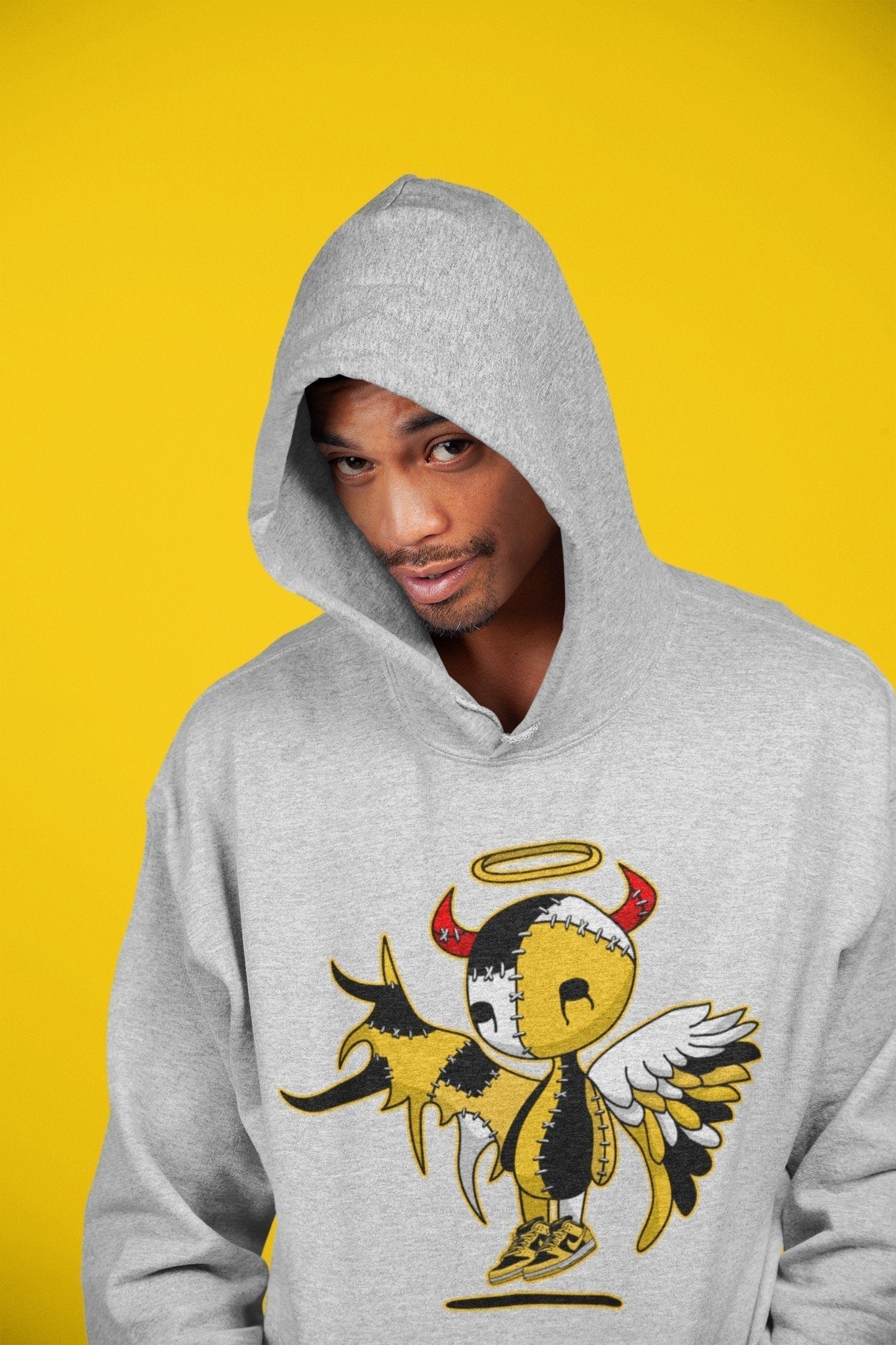 Devil Angel Unisex Tops - Dunk Championship Goldenrod