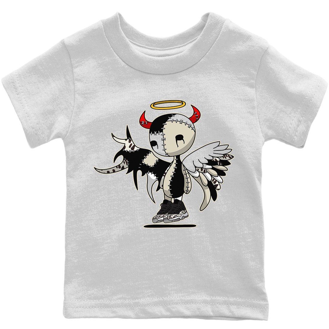 Devil Angel Kids Tops - Air Jordan 11 Animal Instinct