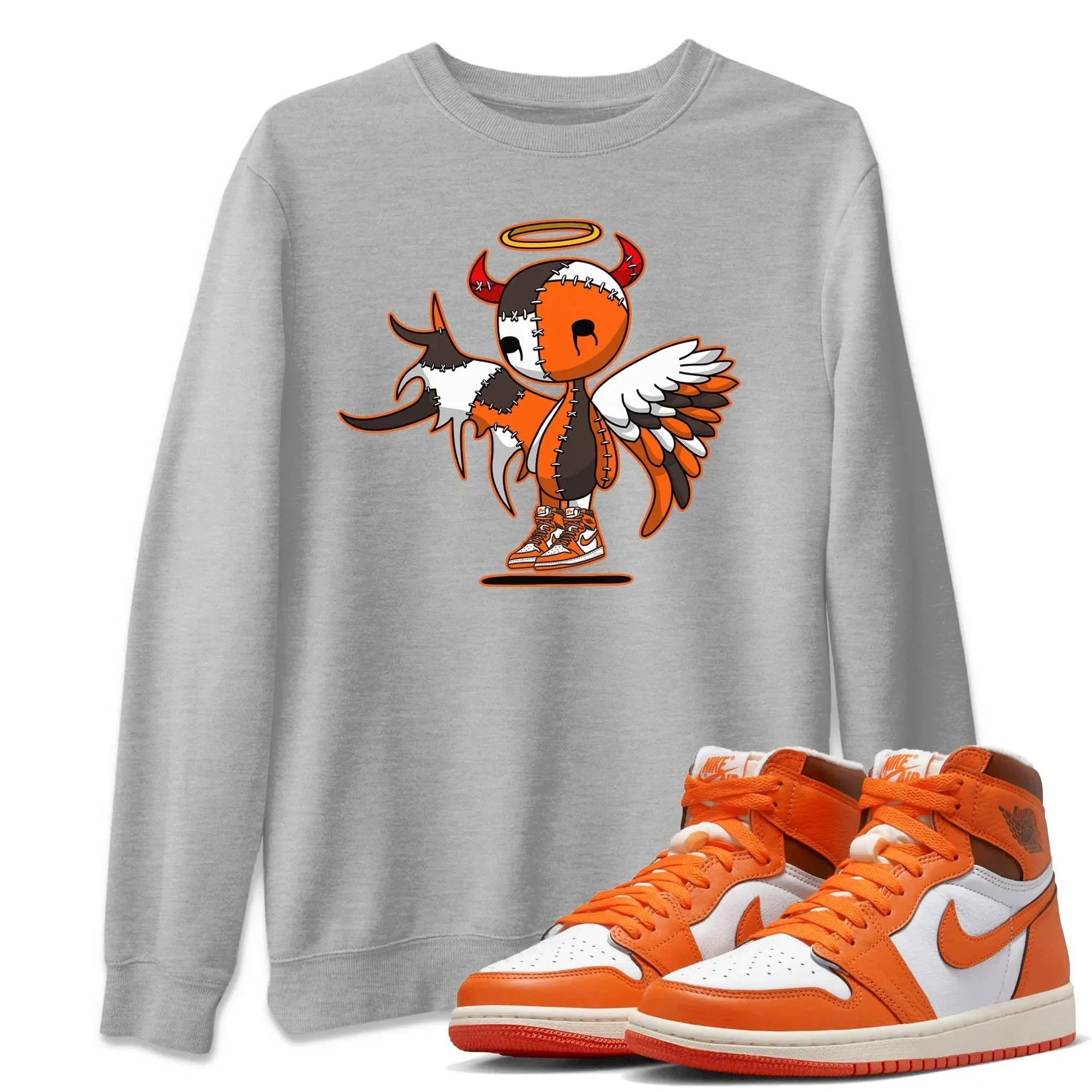 Devil Angel Unisex Tops - Air Jordan 1 Starfish