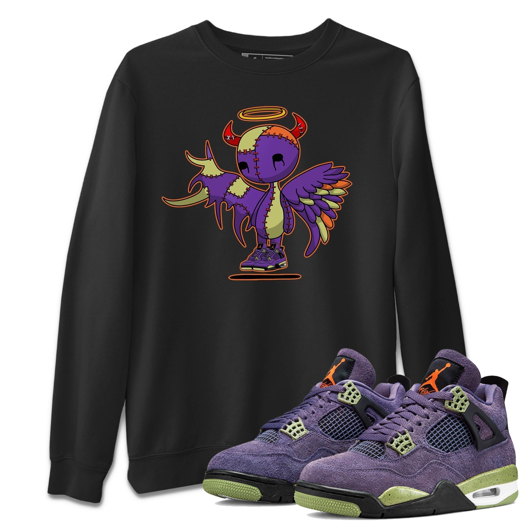 Devil Angel Unisex Tops - Air Jordan 4 Canyon Purple
