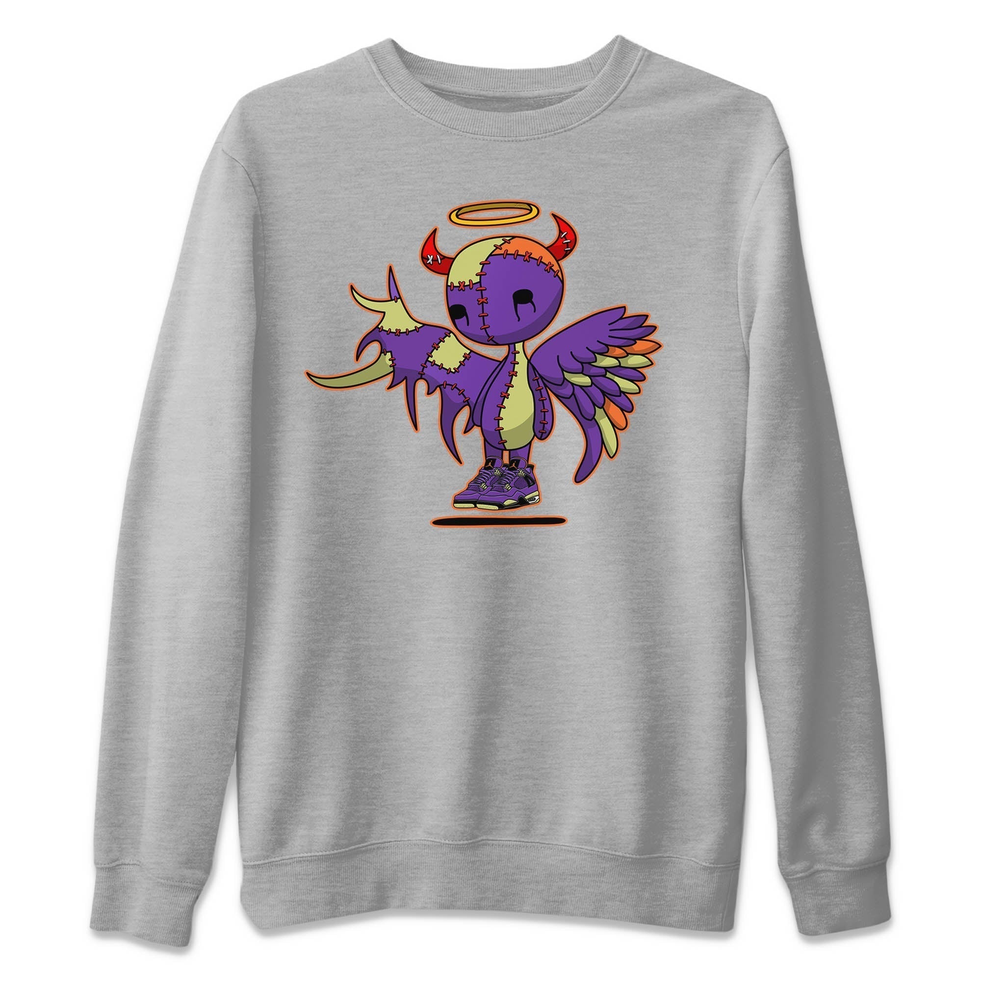 Devil Angel Unisex Tops - Air Jordan 4 Canyon Purple