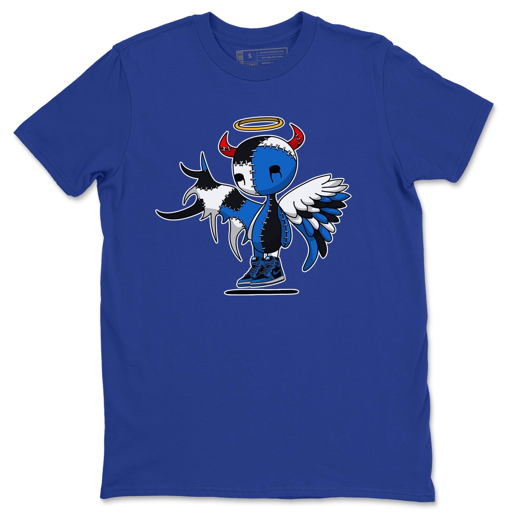 Devil Angel Unisex Tops - Air Jordan 1 Dark Marina Blue