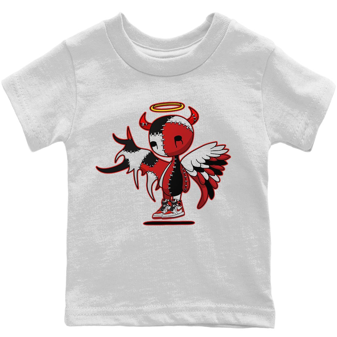 Devil Angel Kids Tops - Air Jordan 1 Heritage
