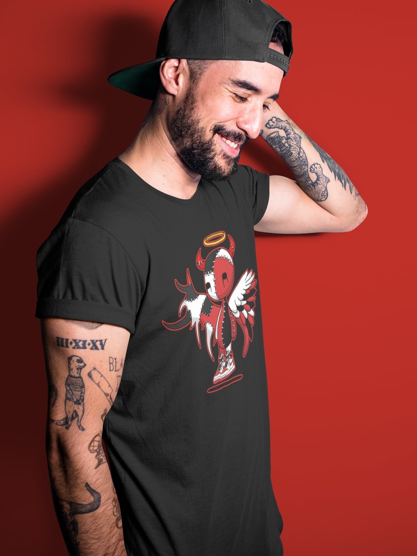 Devil Angel Unisex Tops - Air Jordan 1 Heritage