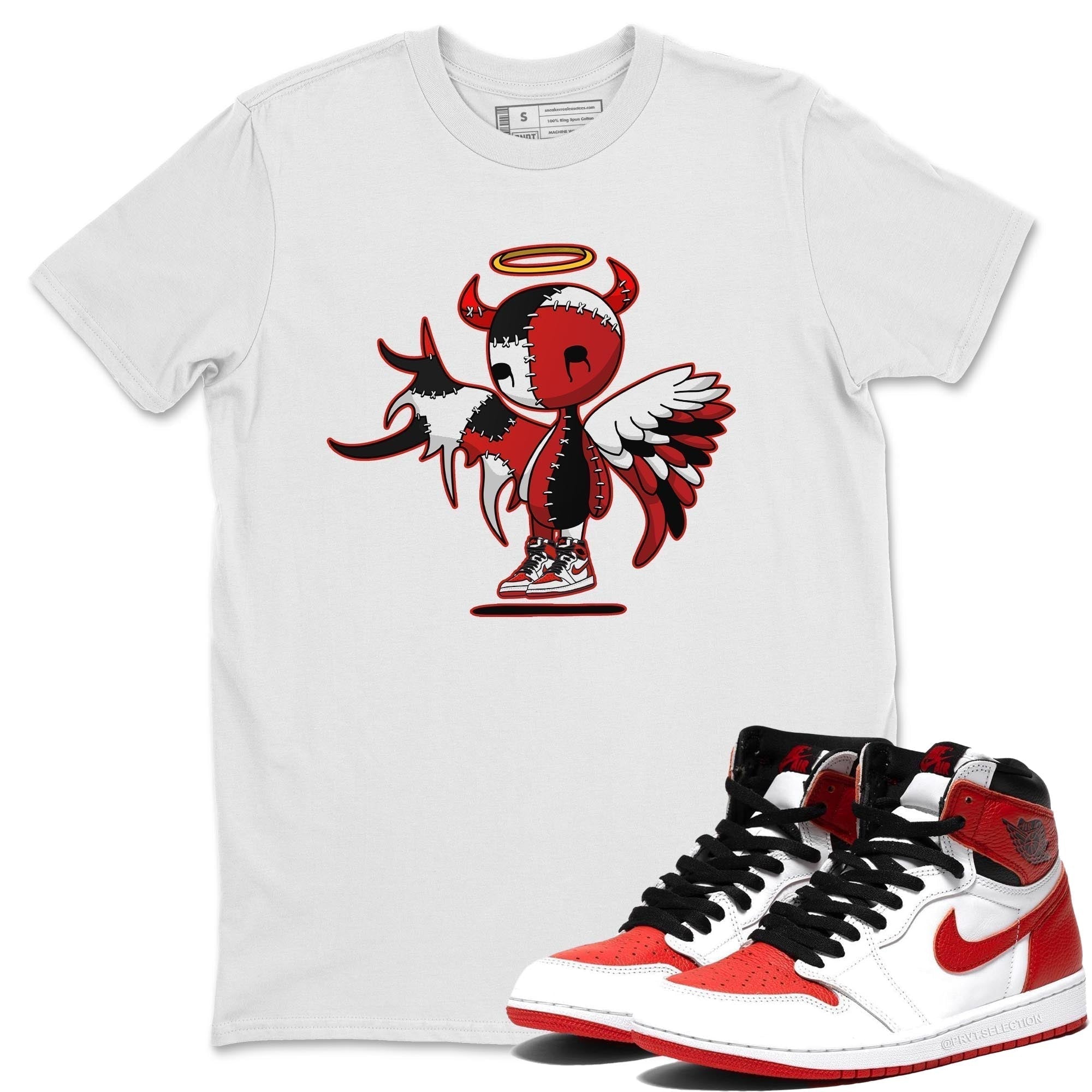 Devil Angel Unisex Tops - Air Jordan 1 Heritage