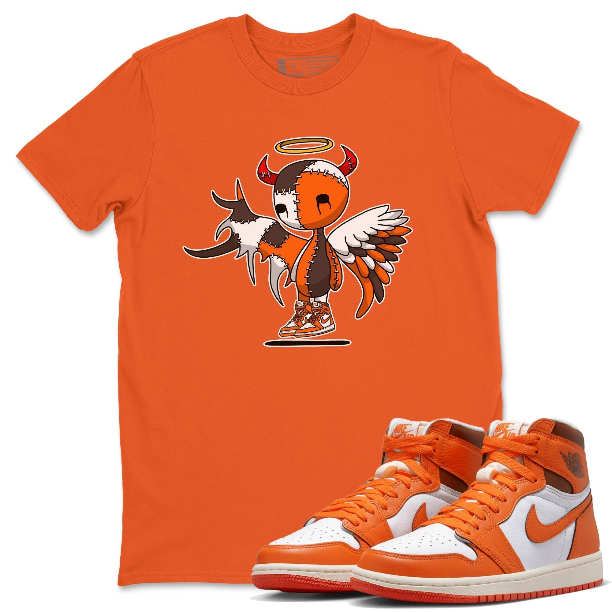 Devil Angel Unisex Tops - Air Jordan 1 Starfish