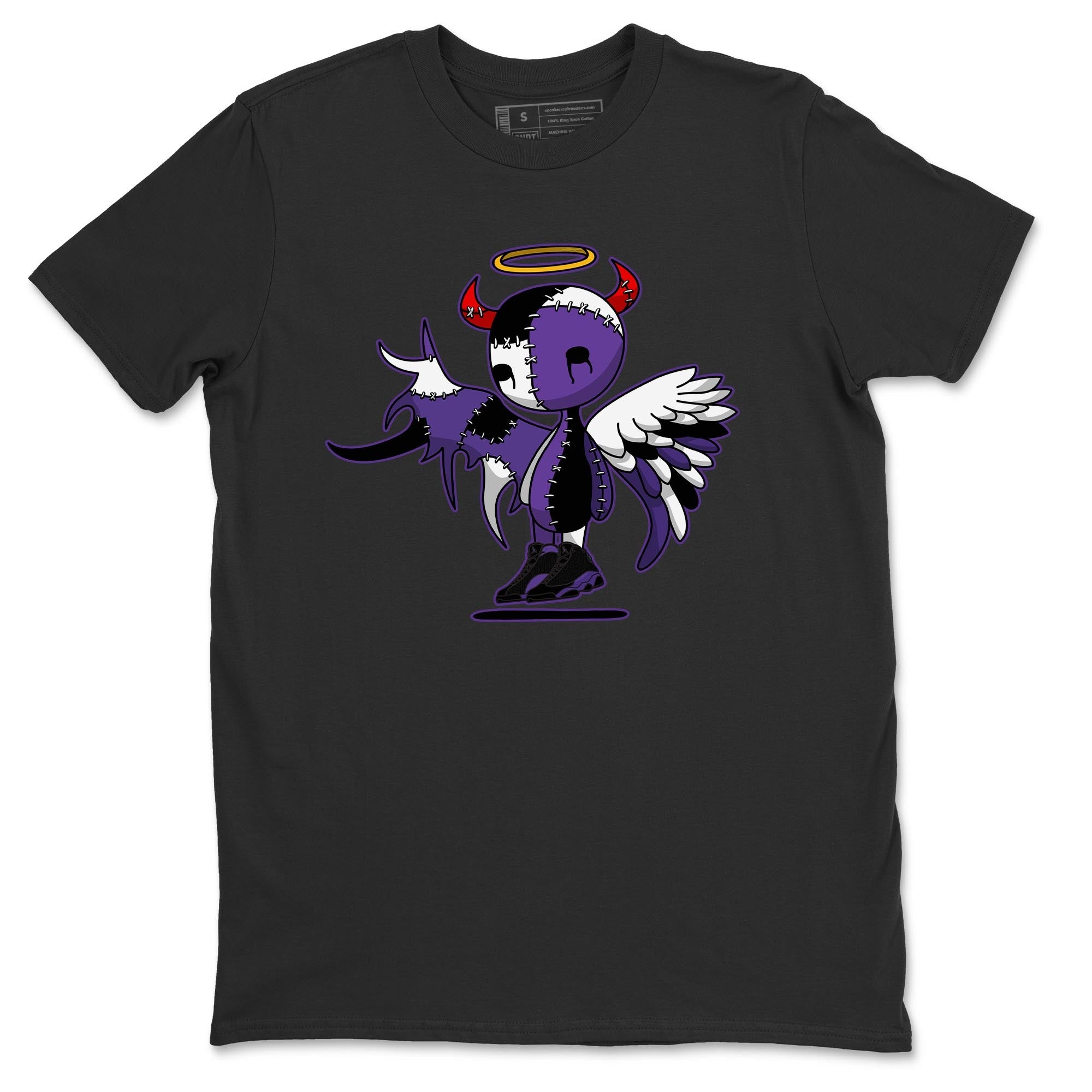 Devil Angel Unisex Tops - Air Jordan 13 Court Purple