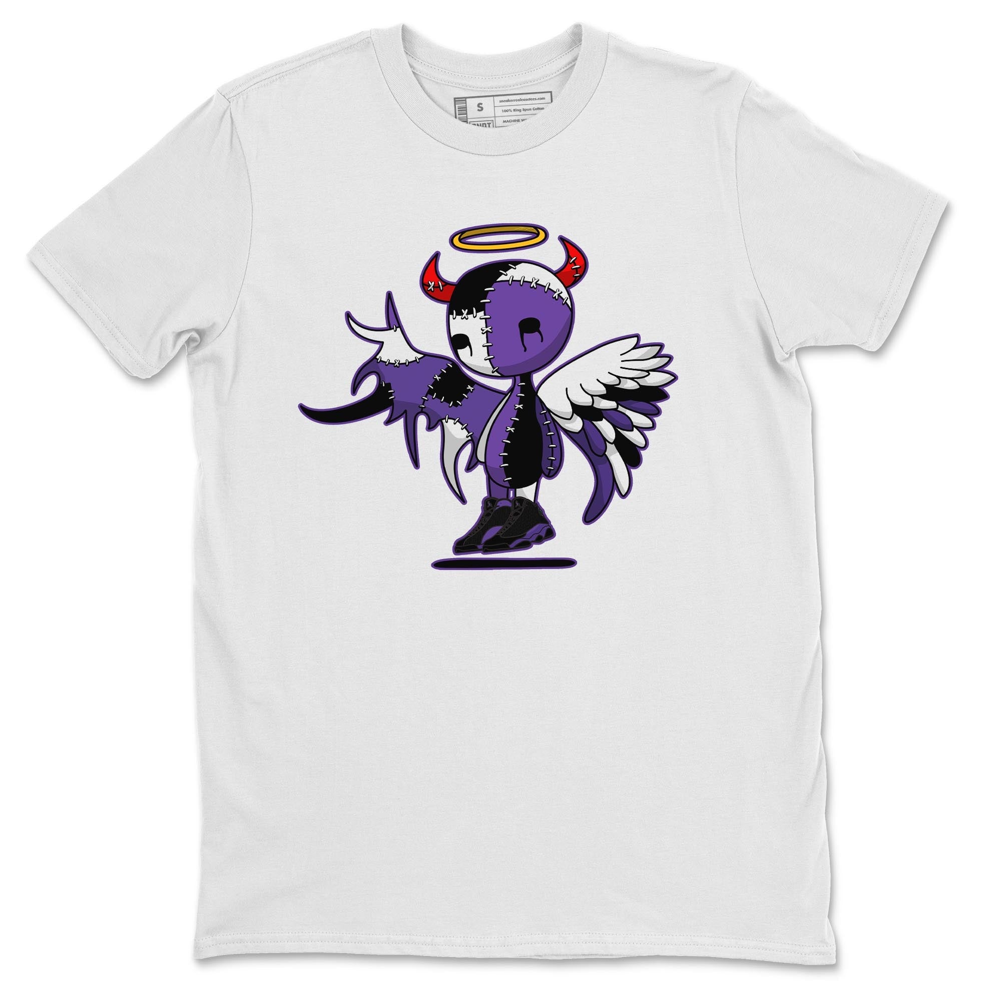 Devil Angel Unisex Tops - Air Jordan 13 Court Purple