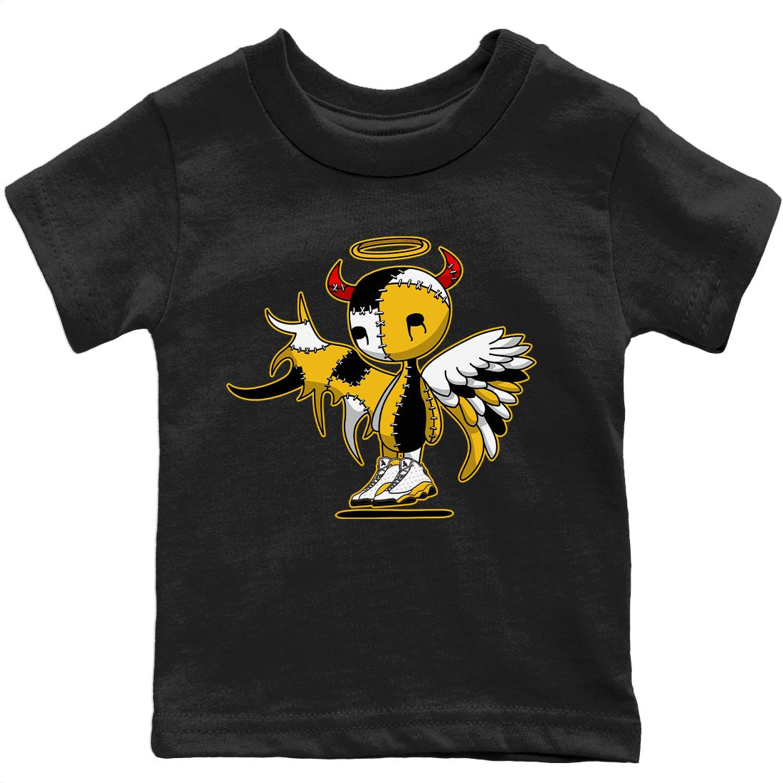 Devil Angel Kids Tops - Air Jordan 13 Del Sol