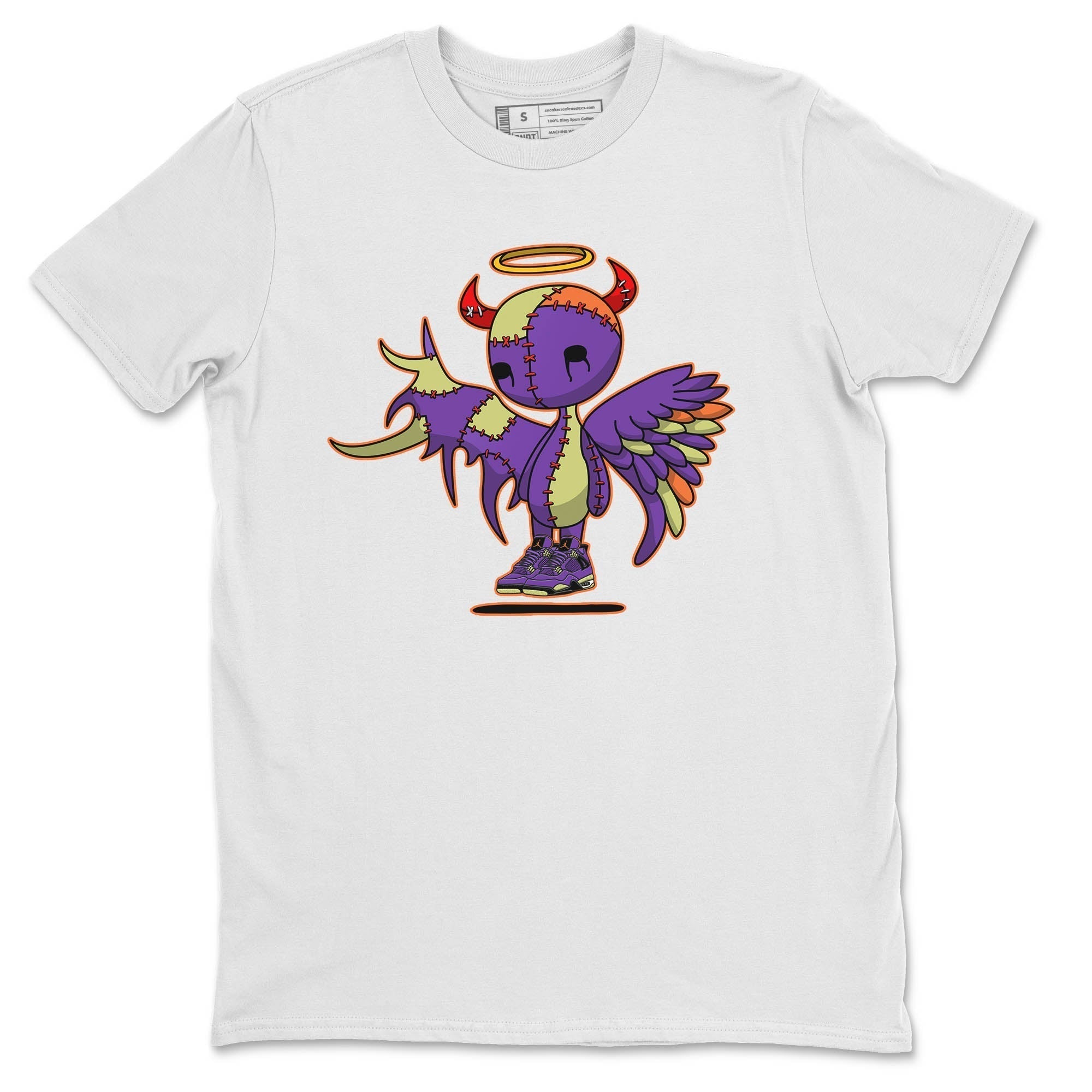 Devil Angel Unisex Tops - Air Jordan 4 Canyon Purple