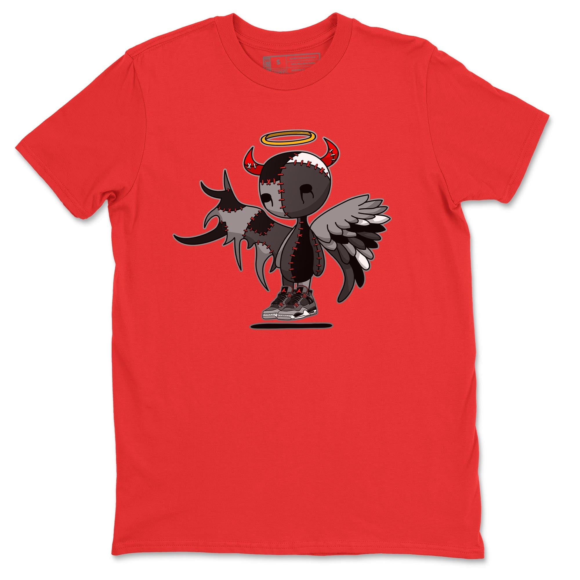 Devil Angel Unisex Tops - Air Jordan 4 Infrared