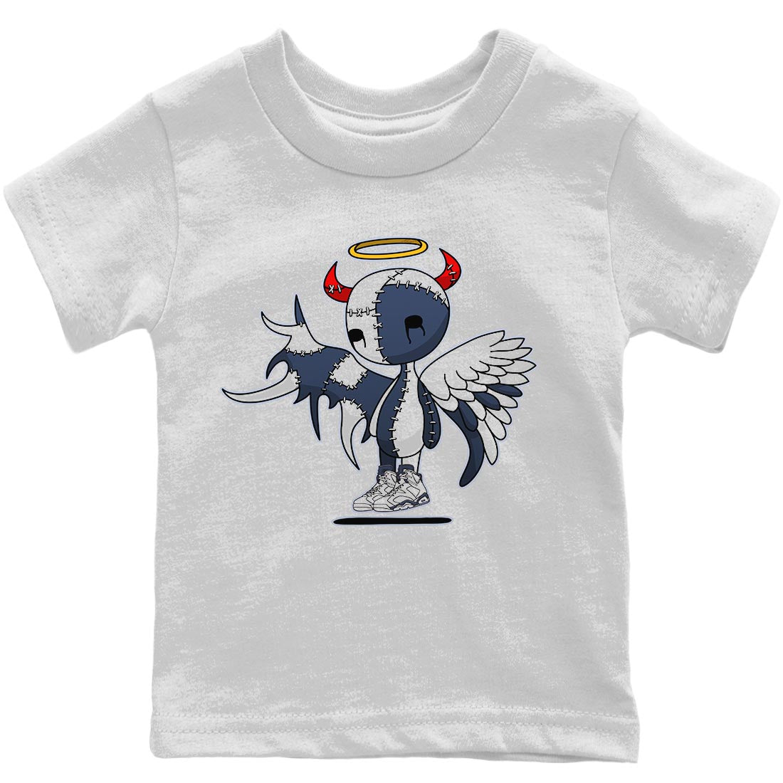 Devil Angel Kids Tops - Air Jordan 6 Midnight Navy