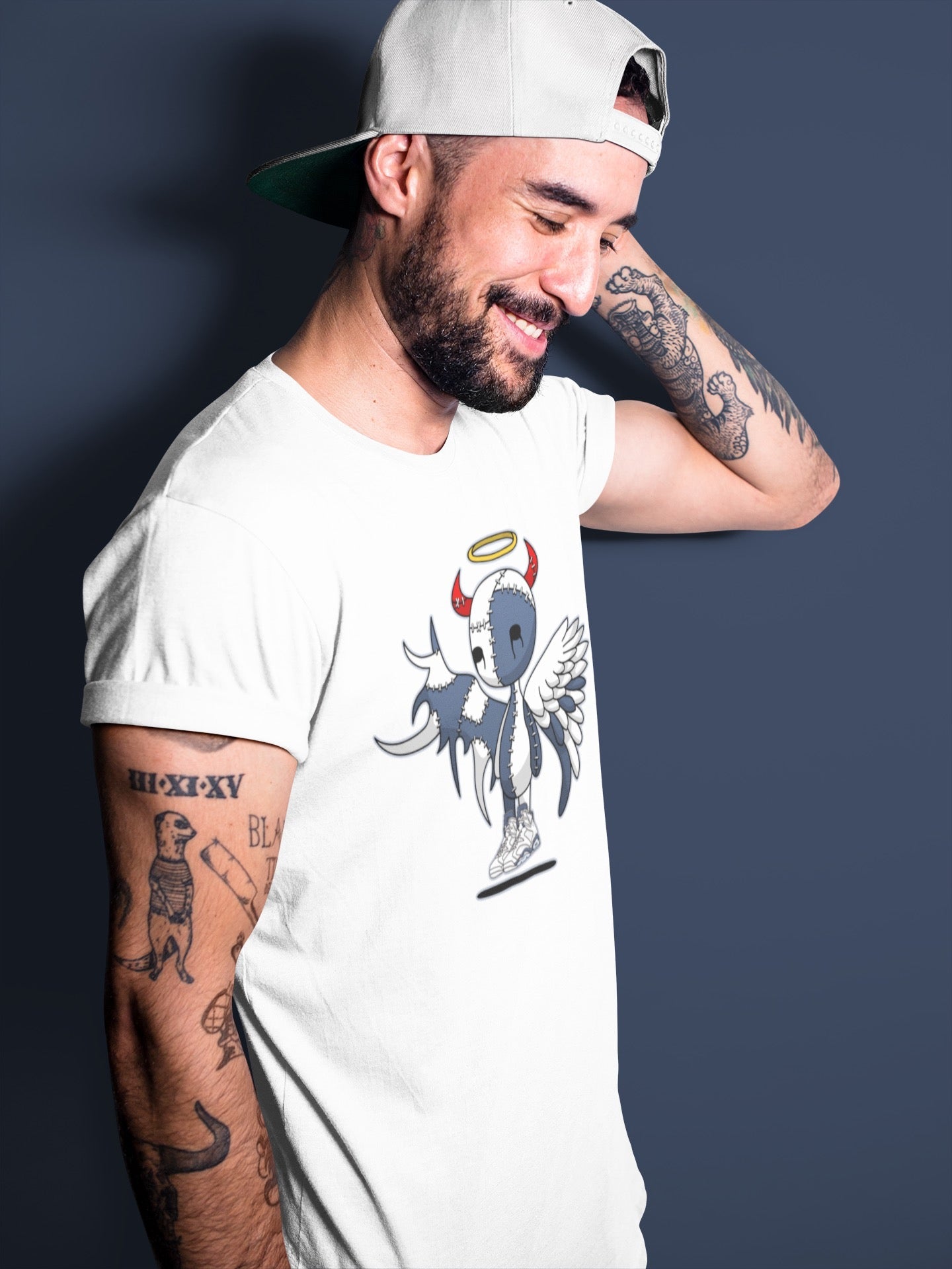 Devil Angel Unisex Tops - Air Jordan 6 Midnight Navy