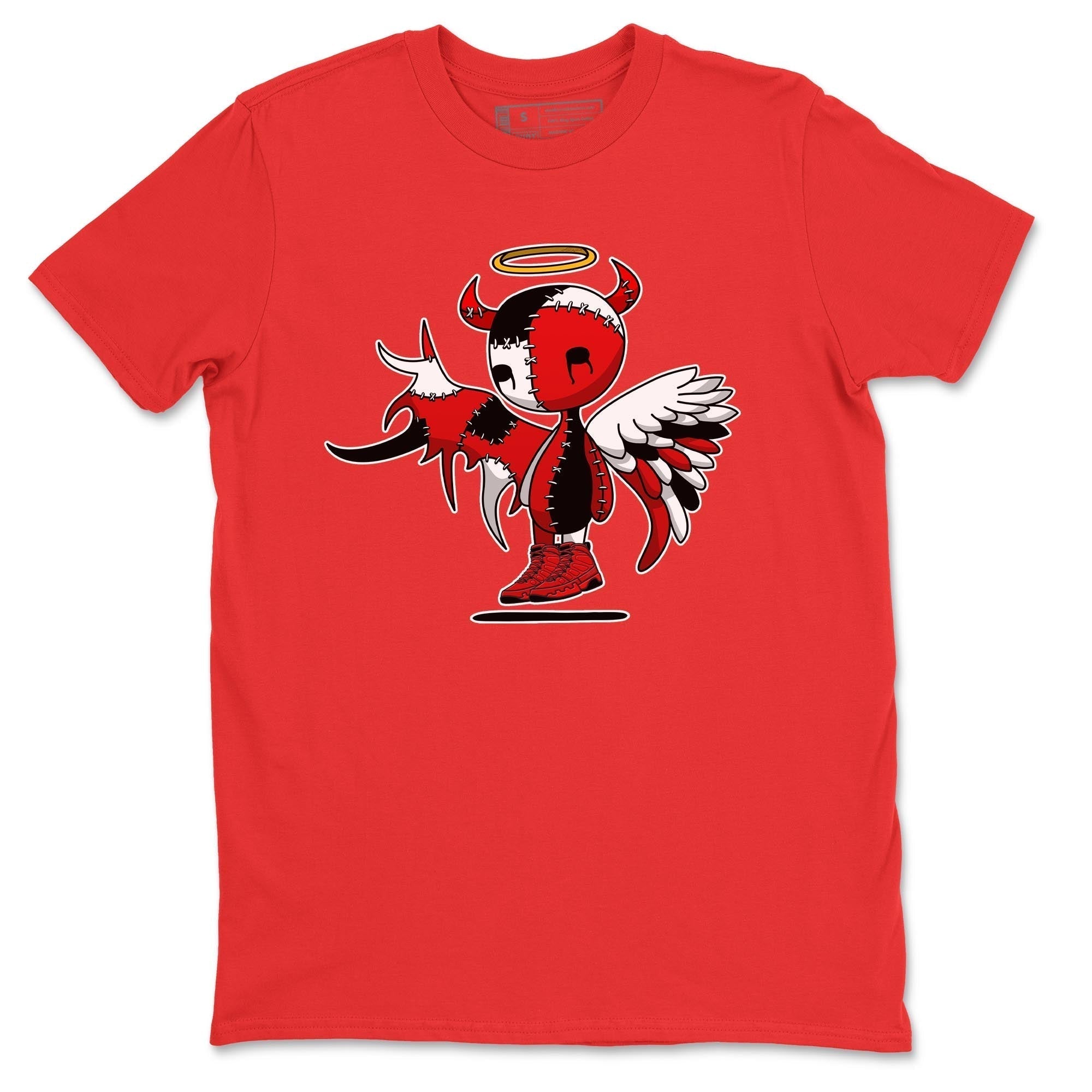 Devil Angel Unisex Tops - Air Jordan 9 Chile Red