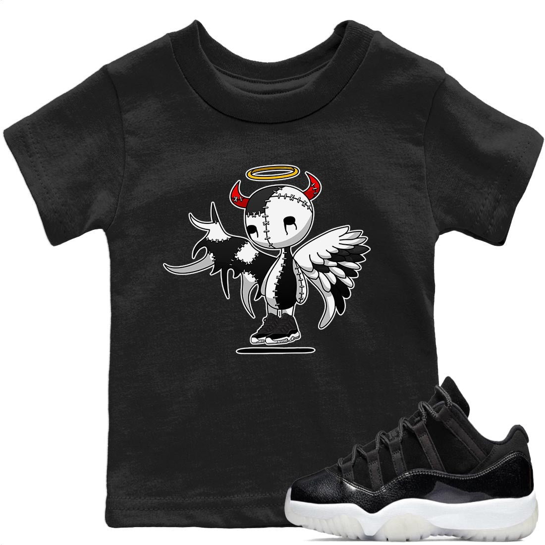 Devil Angel Kids Tops - Air Jordan 11 72-10