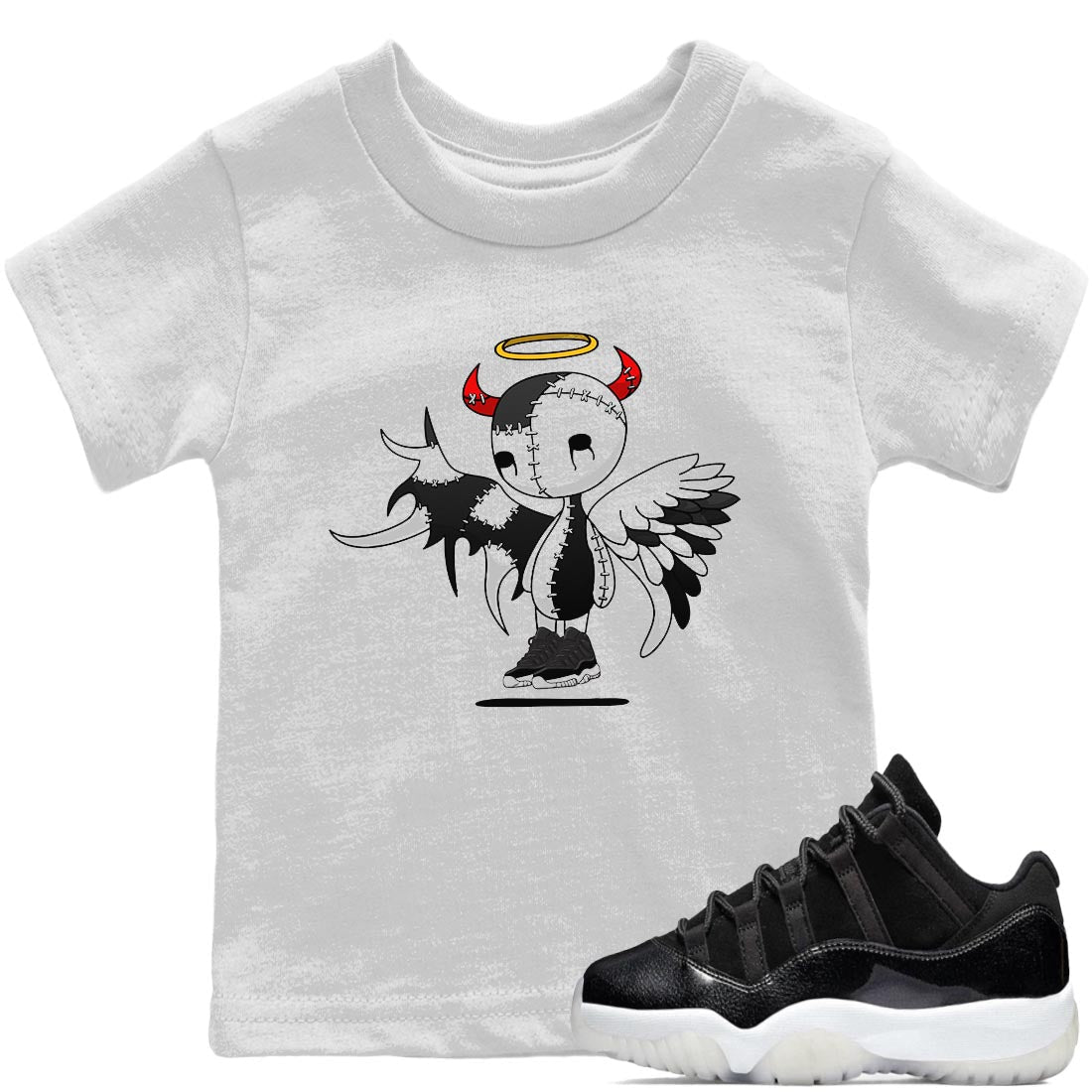 Devil Angel Kids Tops - Air Jordan 11 72-10