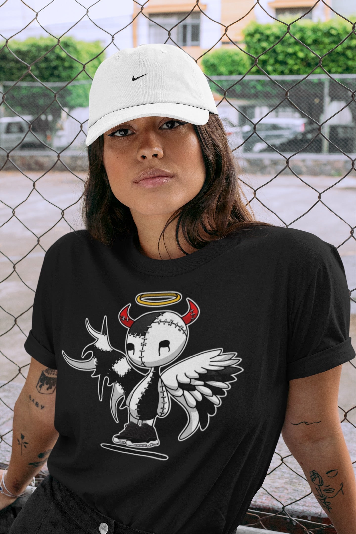 Devil Angel Unisex Tops - Air Jordan 11 72-10