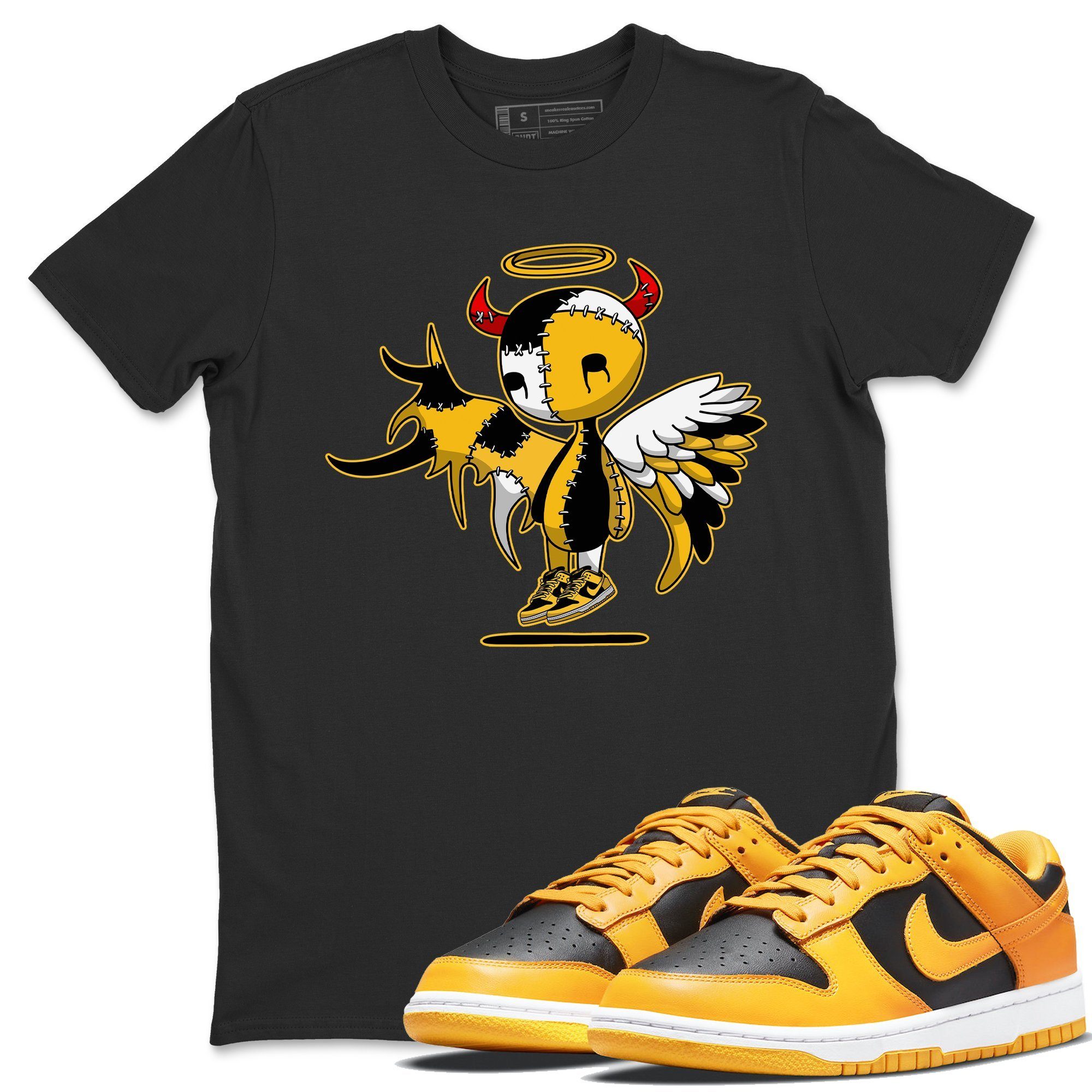 Devil Angel Unisex Tops - Dunk Championship Goldenrod