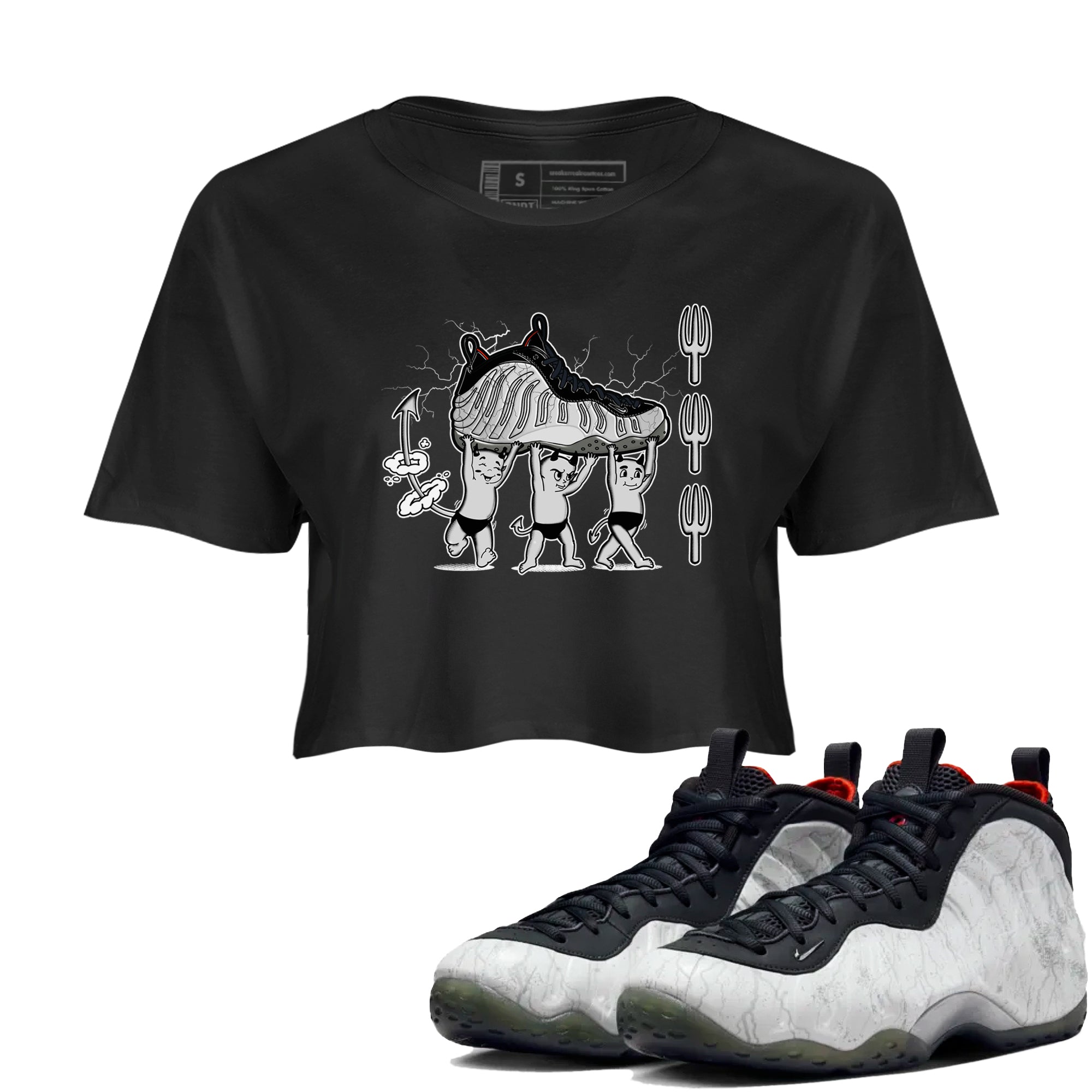 Devil Babies snkmatch Women's Top - Air Foamposite One Jin