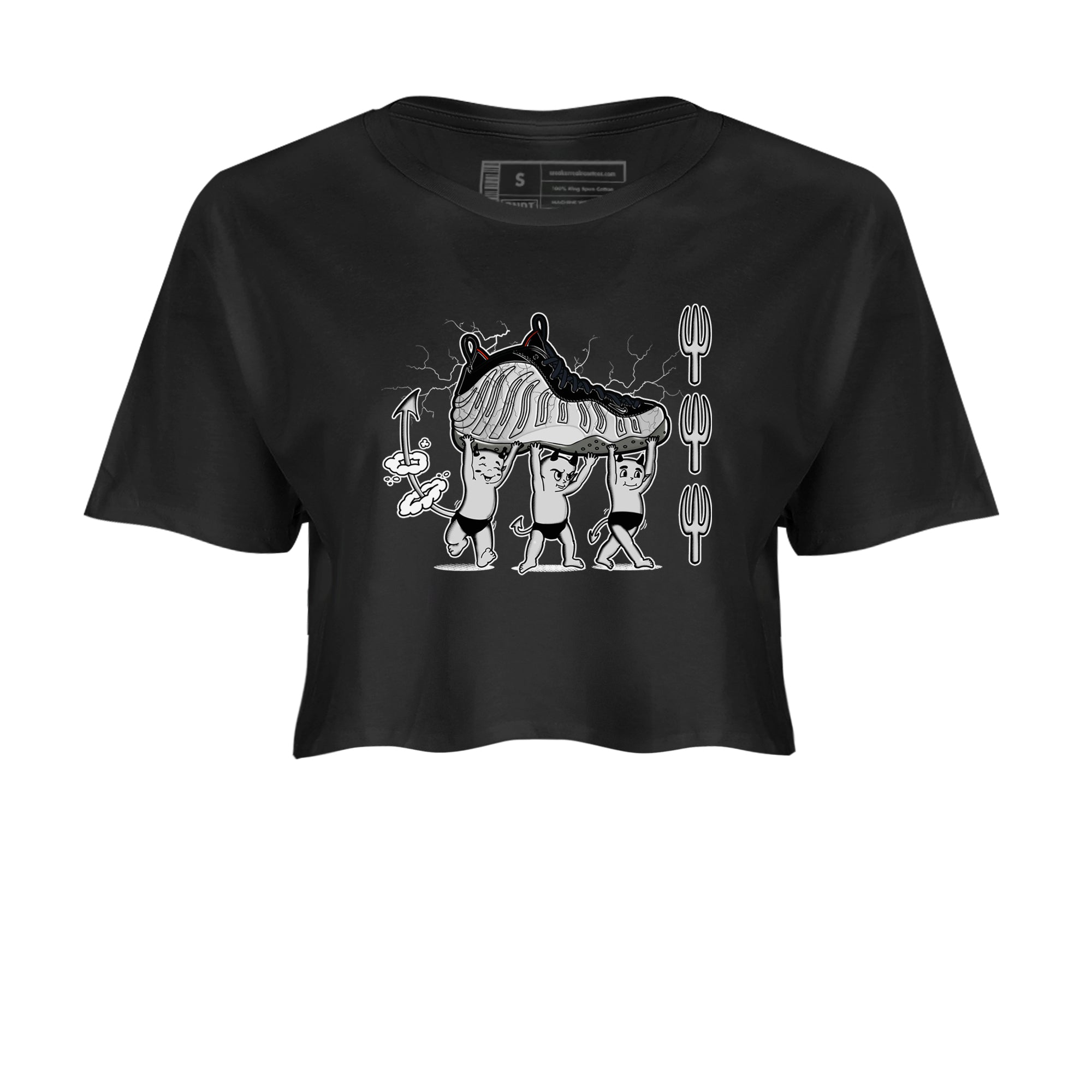 Devil Babies snkmatch Women's Top - Air Foamposite One Jin
