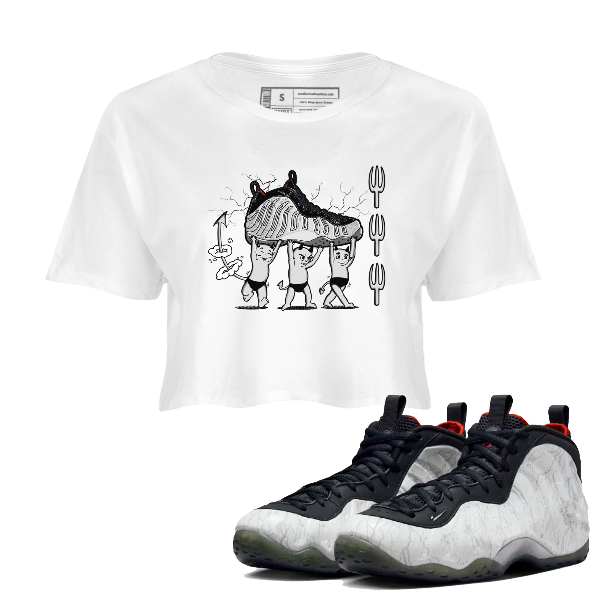Devil Babies snkmatch Women's Top - Air Foamposite One Jin