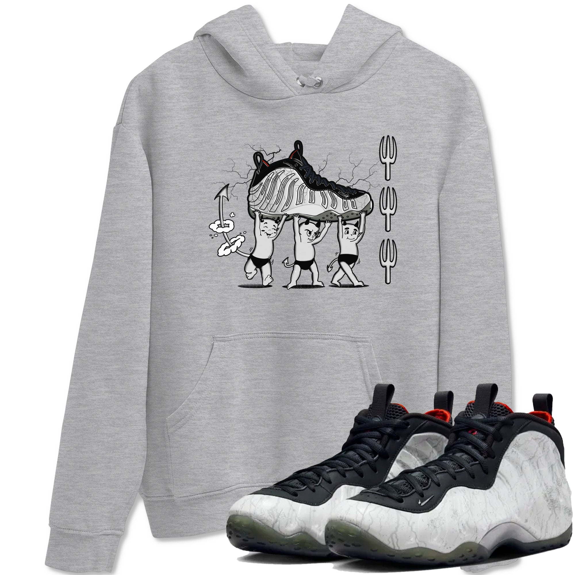Devil Babies snkmatch Tees - Air Foamposite One Jin