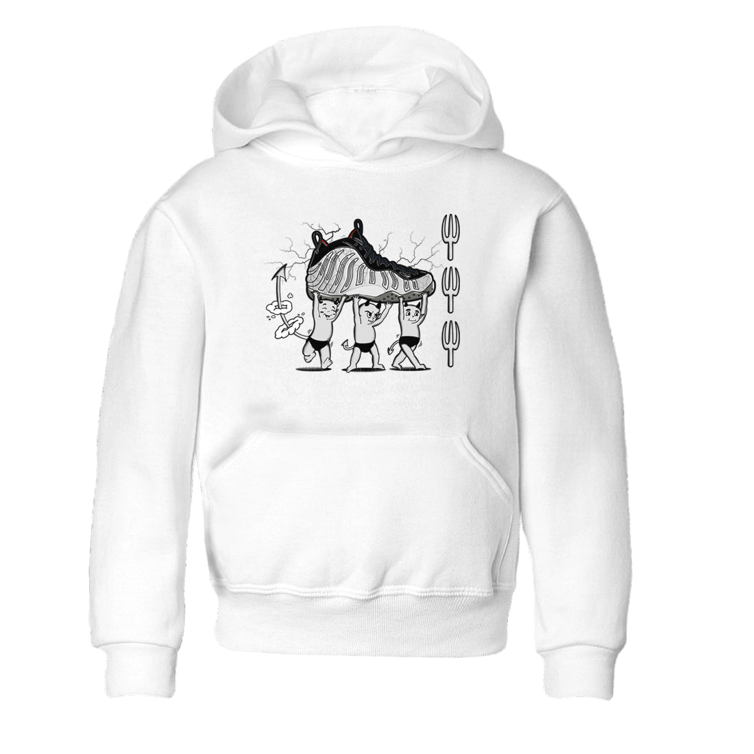 Devil Babies snkmatch Tees Kids - Air Foamposite One Jin