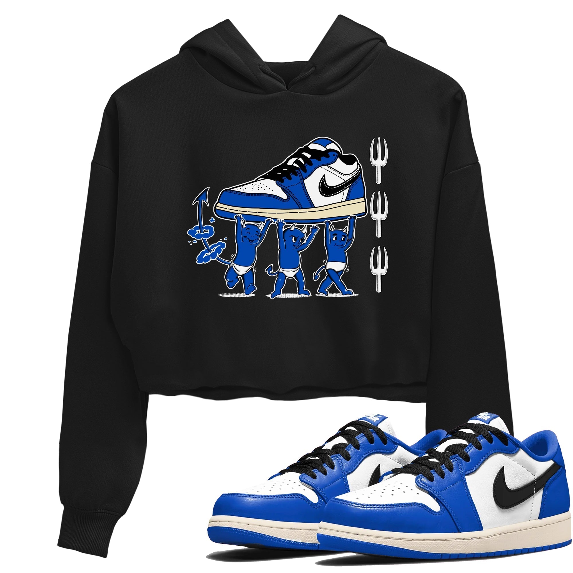 Devil Babies snkmatch Women's Top - Air Jordan 1 Game Royal