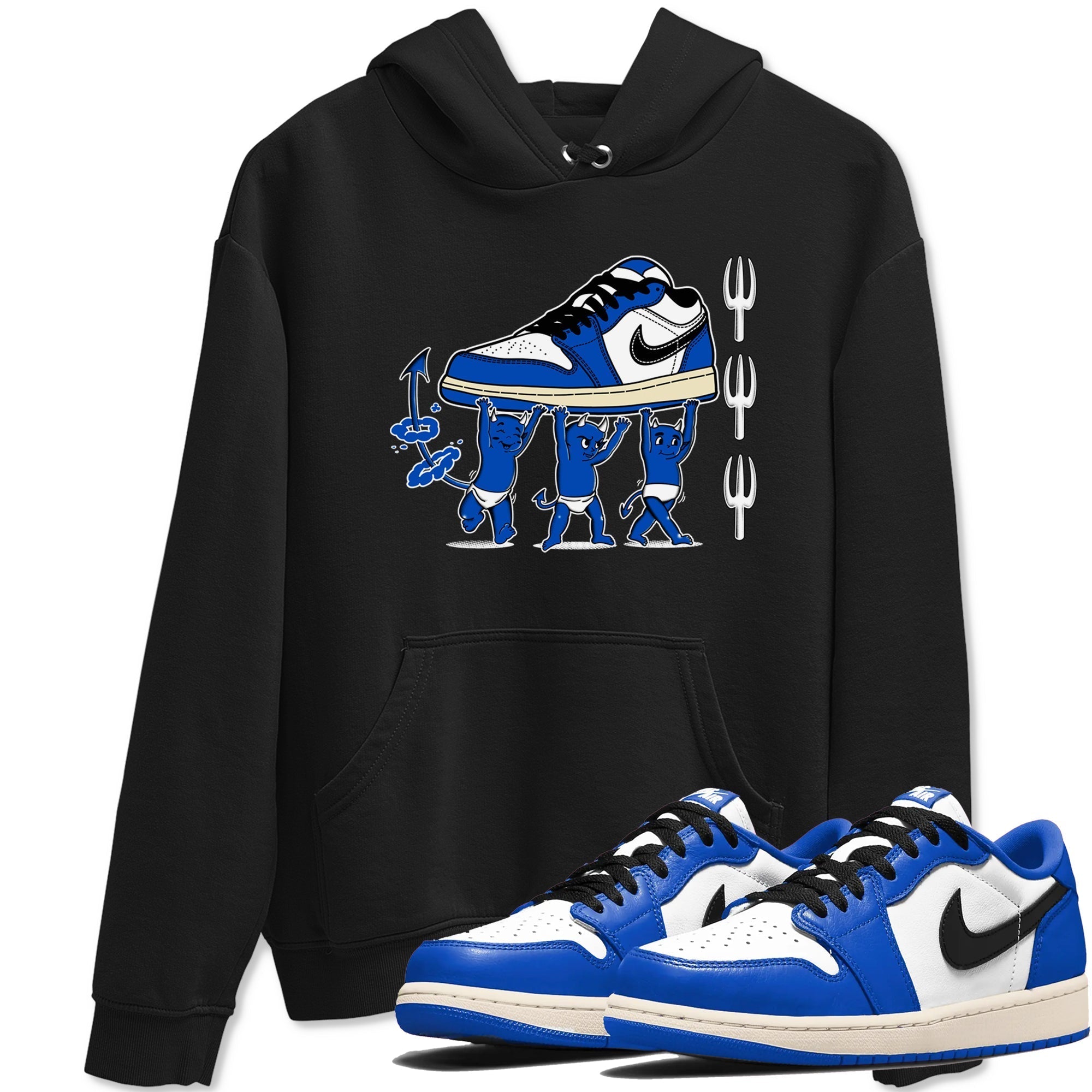 Devil Babies snkmatch Tees - Air Jordan 1 Game Royal
