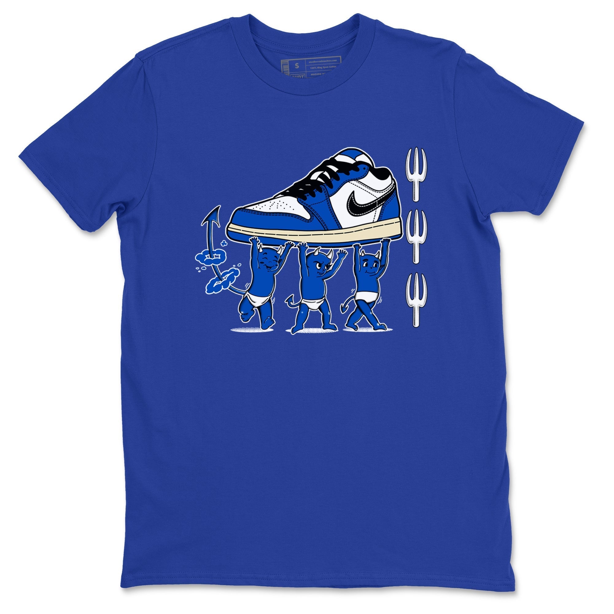 Devil Babies snkmatch Tees - Air Jordan 1 Game Royal