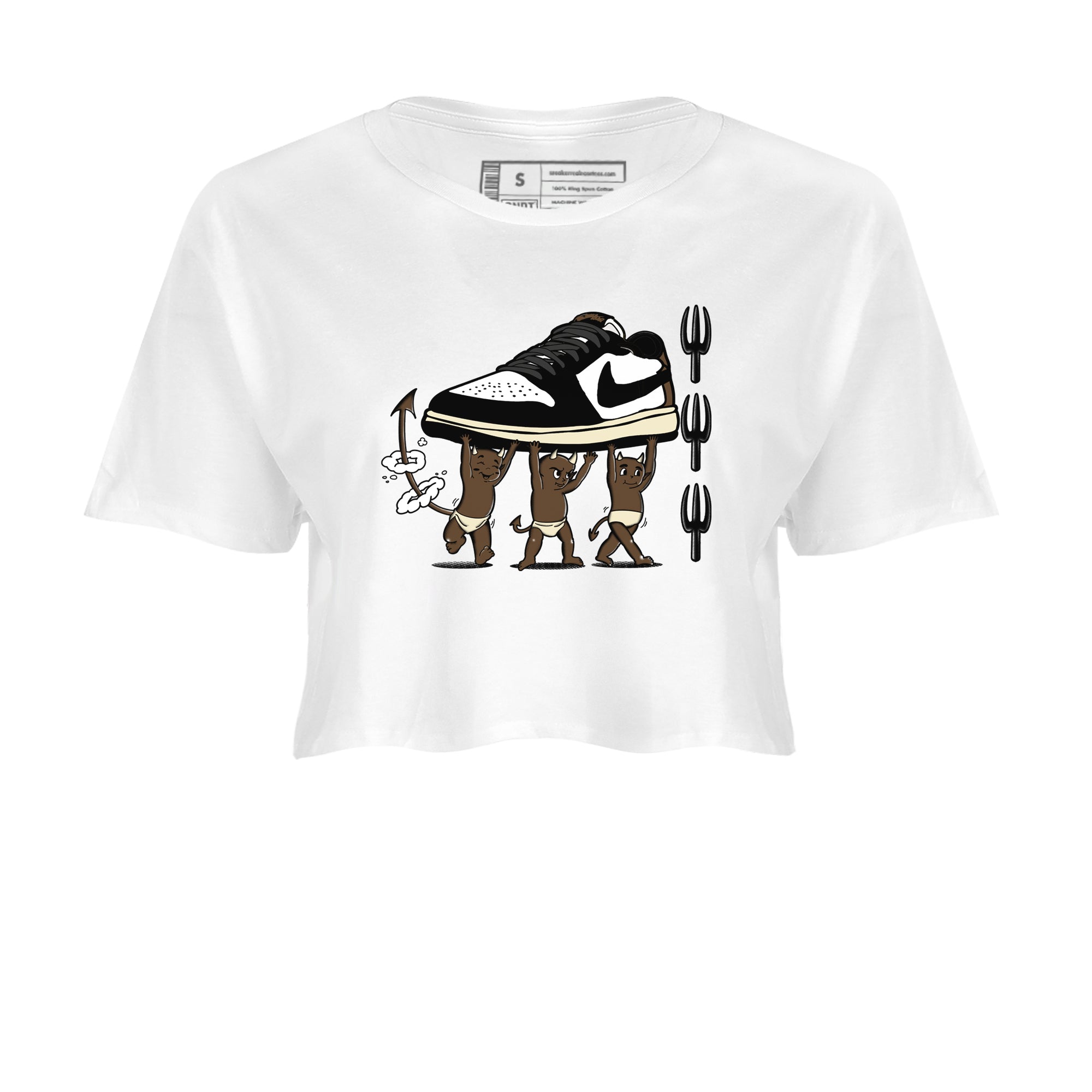 Devil Babies snkmatch Women's Top - Air Jordan 1 Mocha