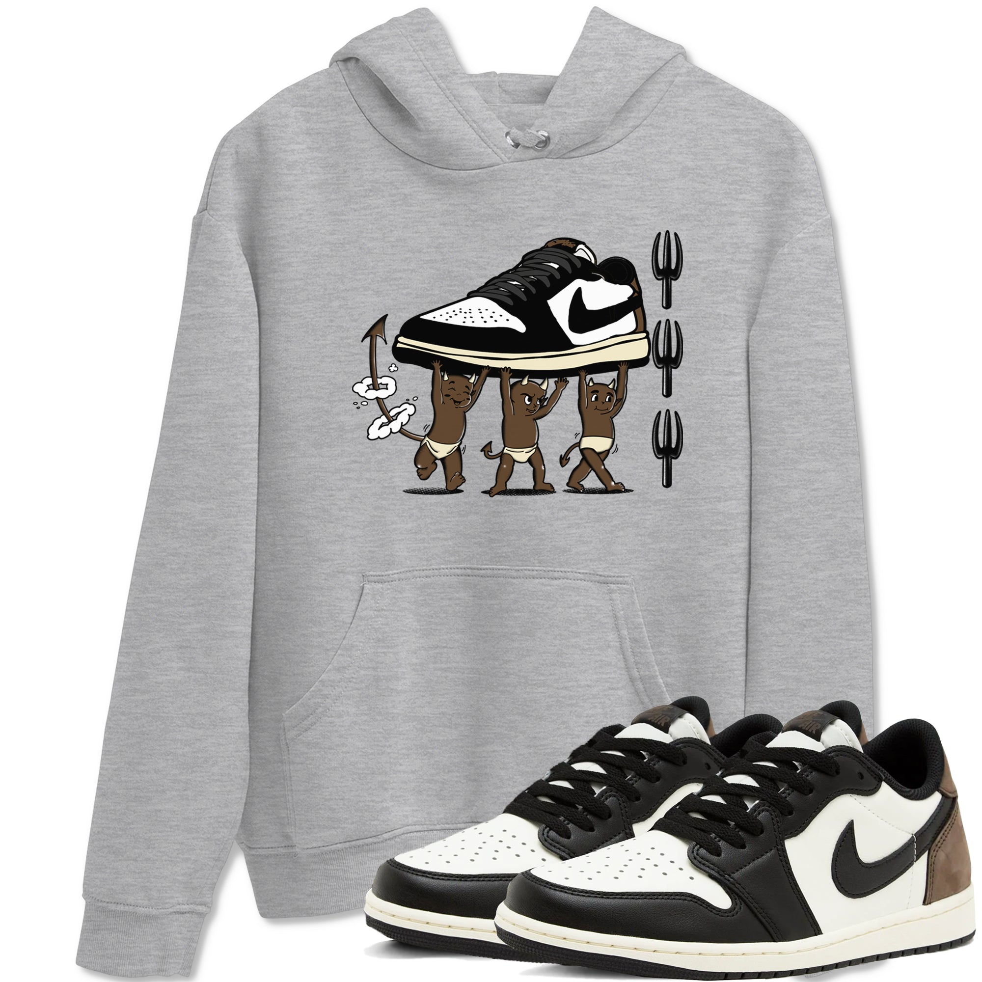 Devil Babies snkmatch Tees - Air Jordan 1 Mocha